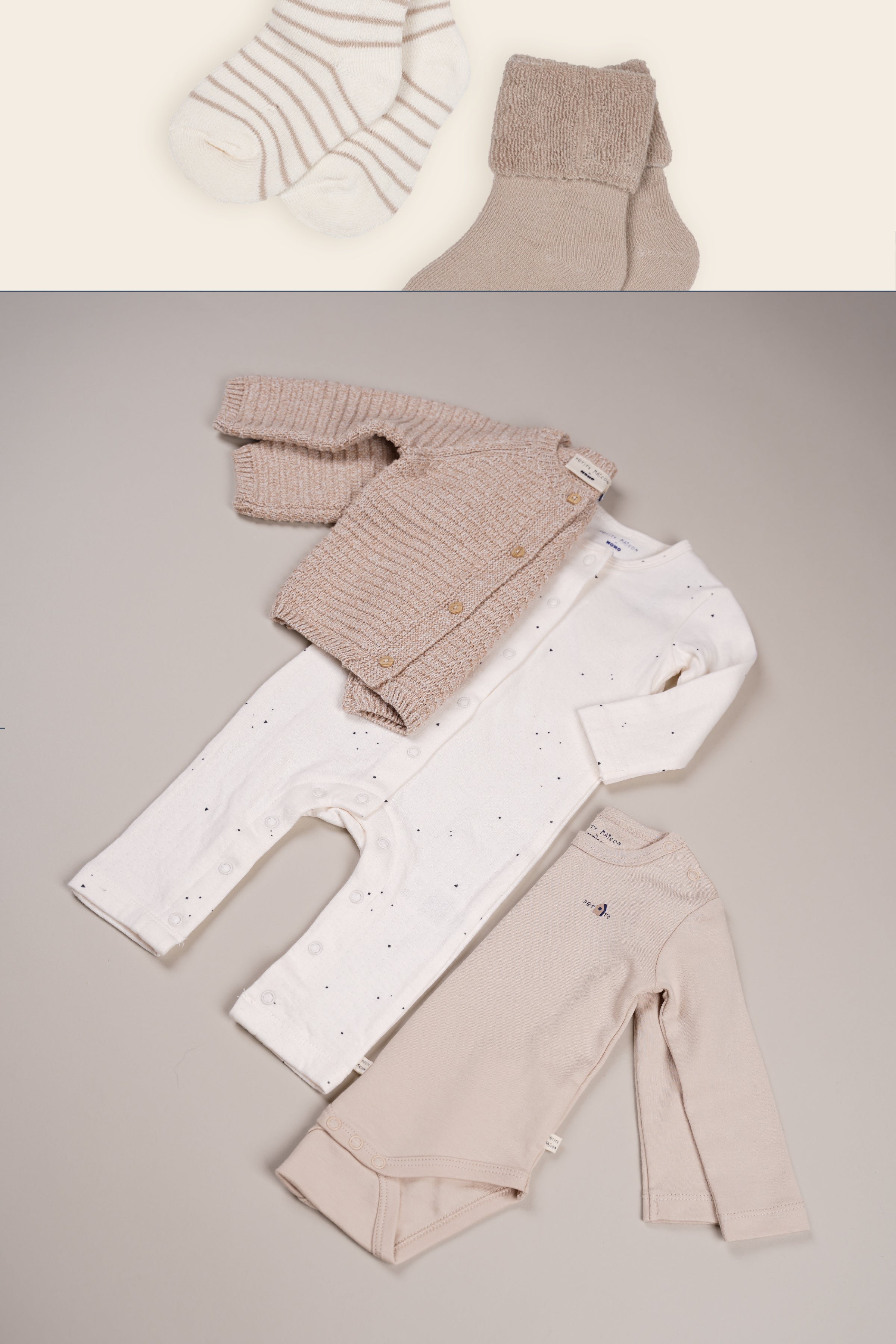 Petite Maison Kiki Gebreid Vest Oatmeal