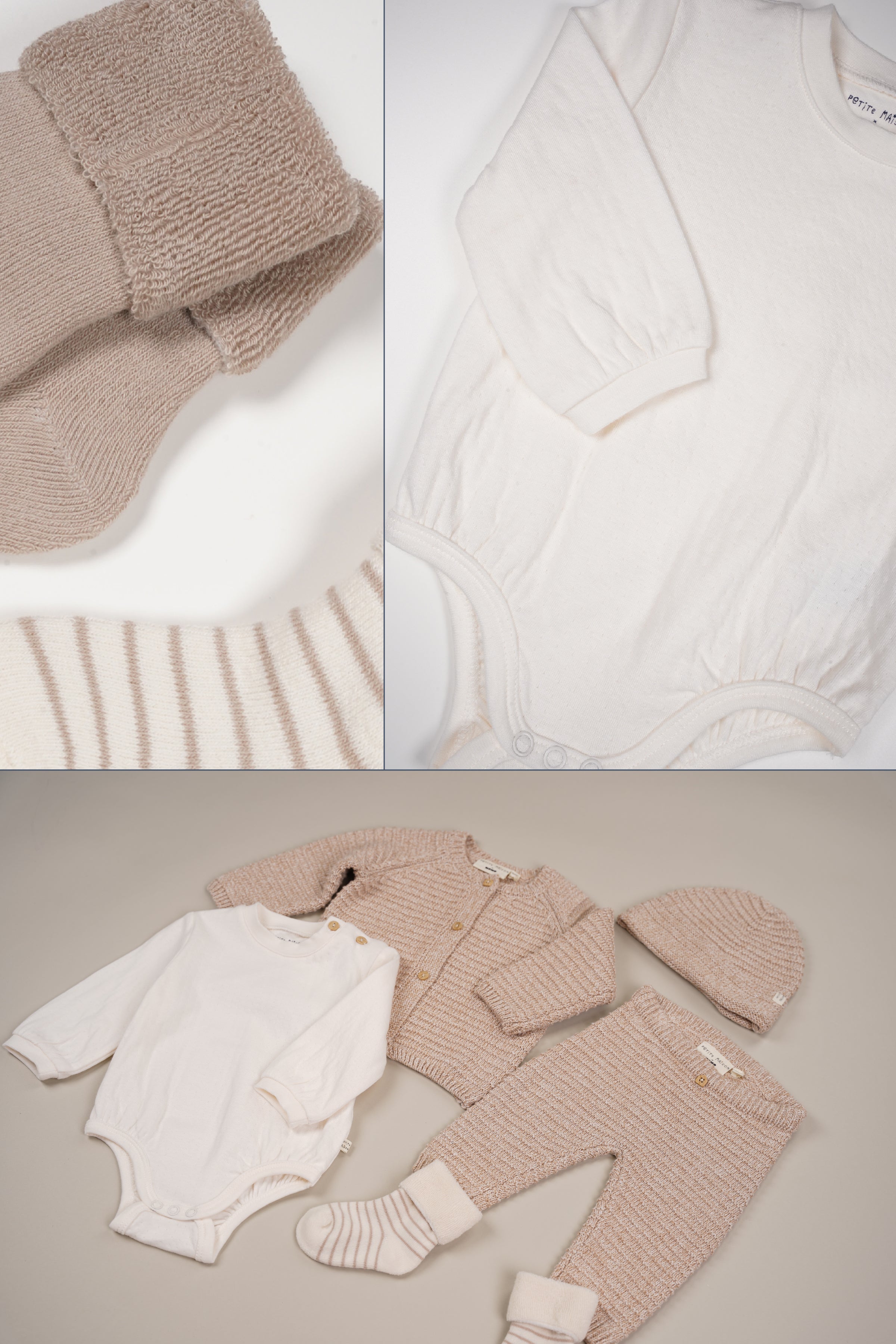 Petite Maison Scout Boxy Oversized Romper Natural White