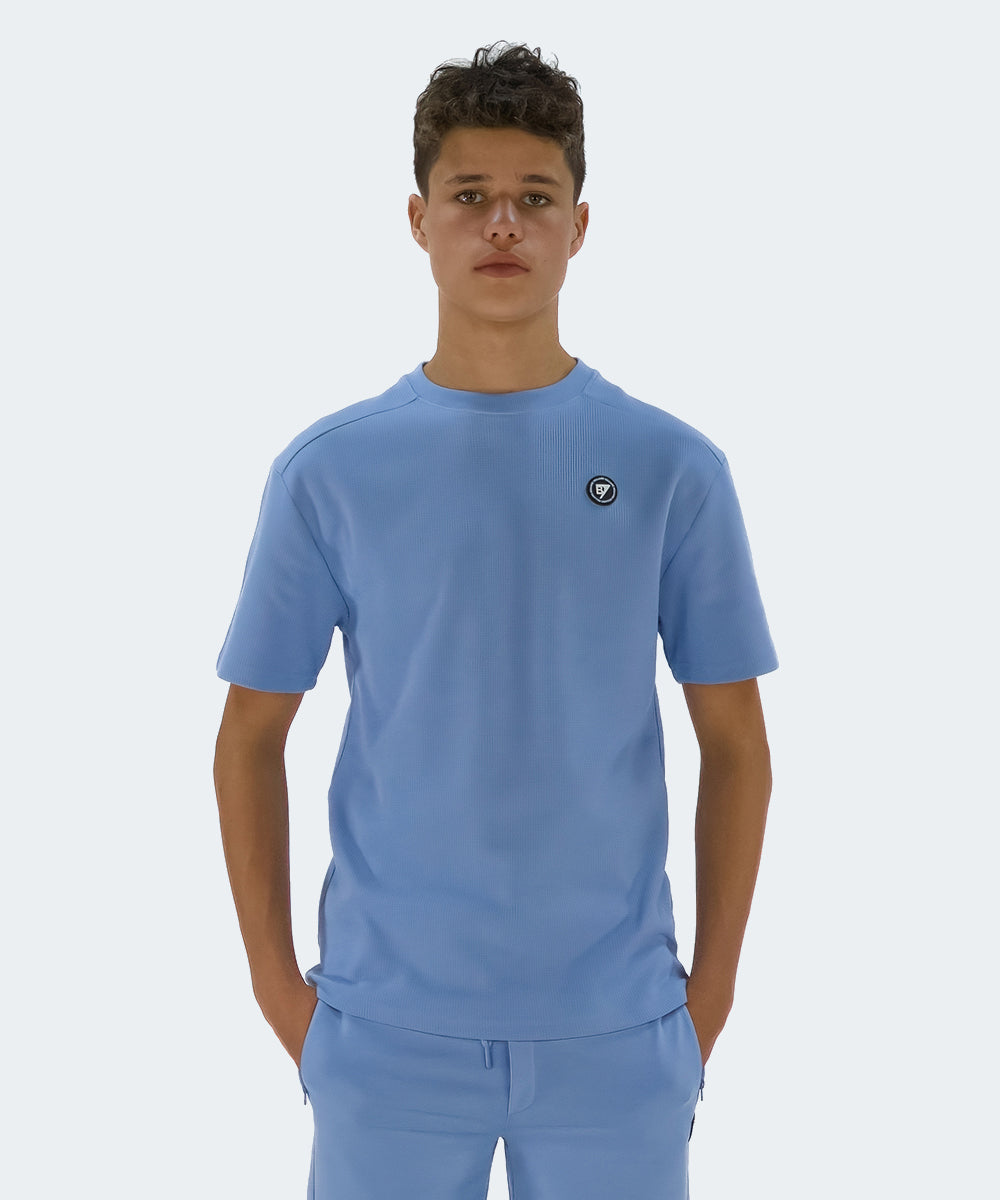 Sid Structured T-Blouses Robbia Blue