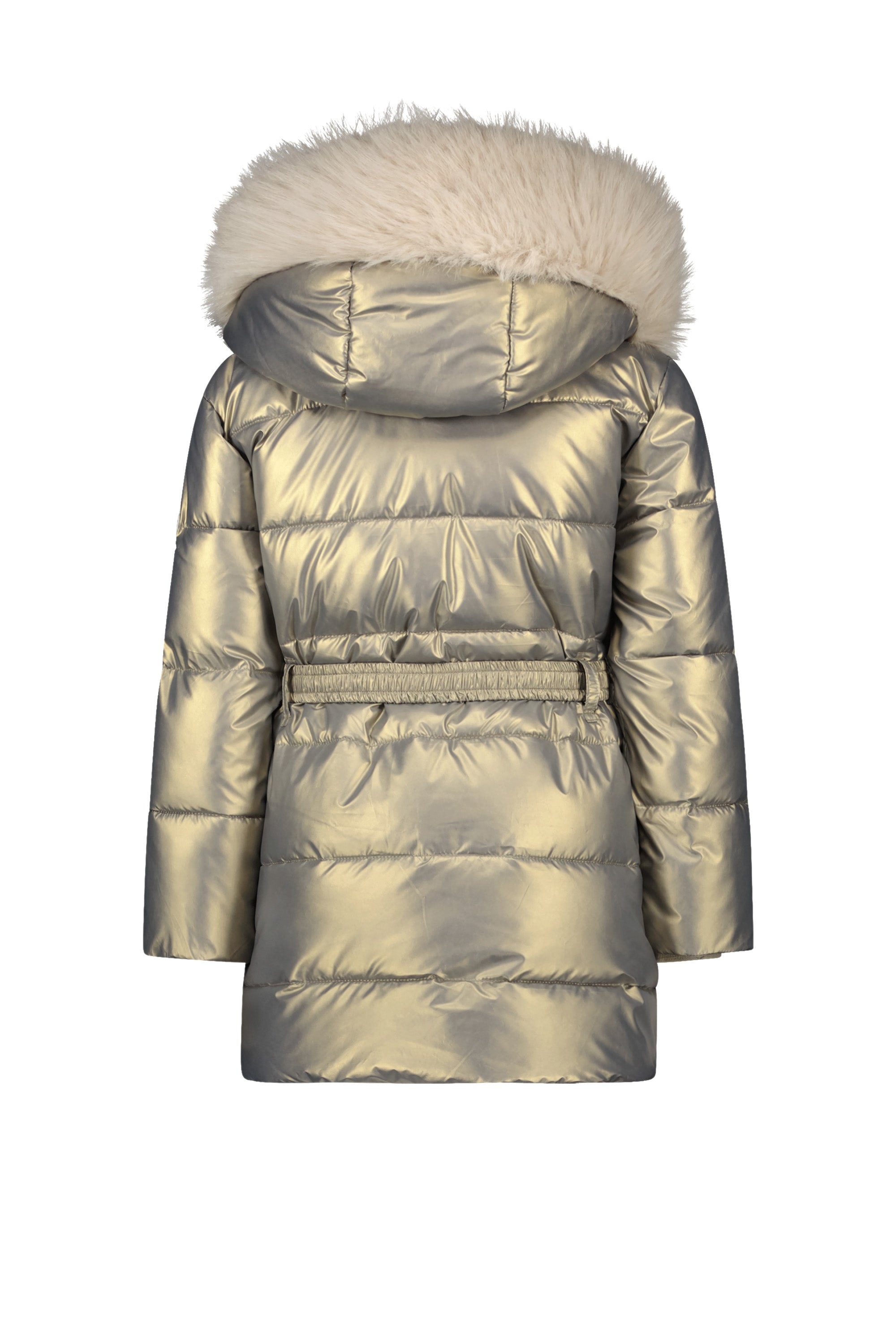 LE CHIC ♥ BODETTE ♥ fur-edged hood coat *Gorgeous Grey*