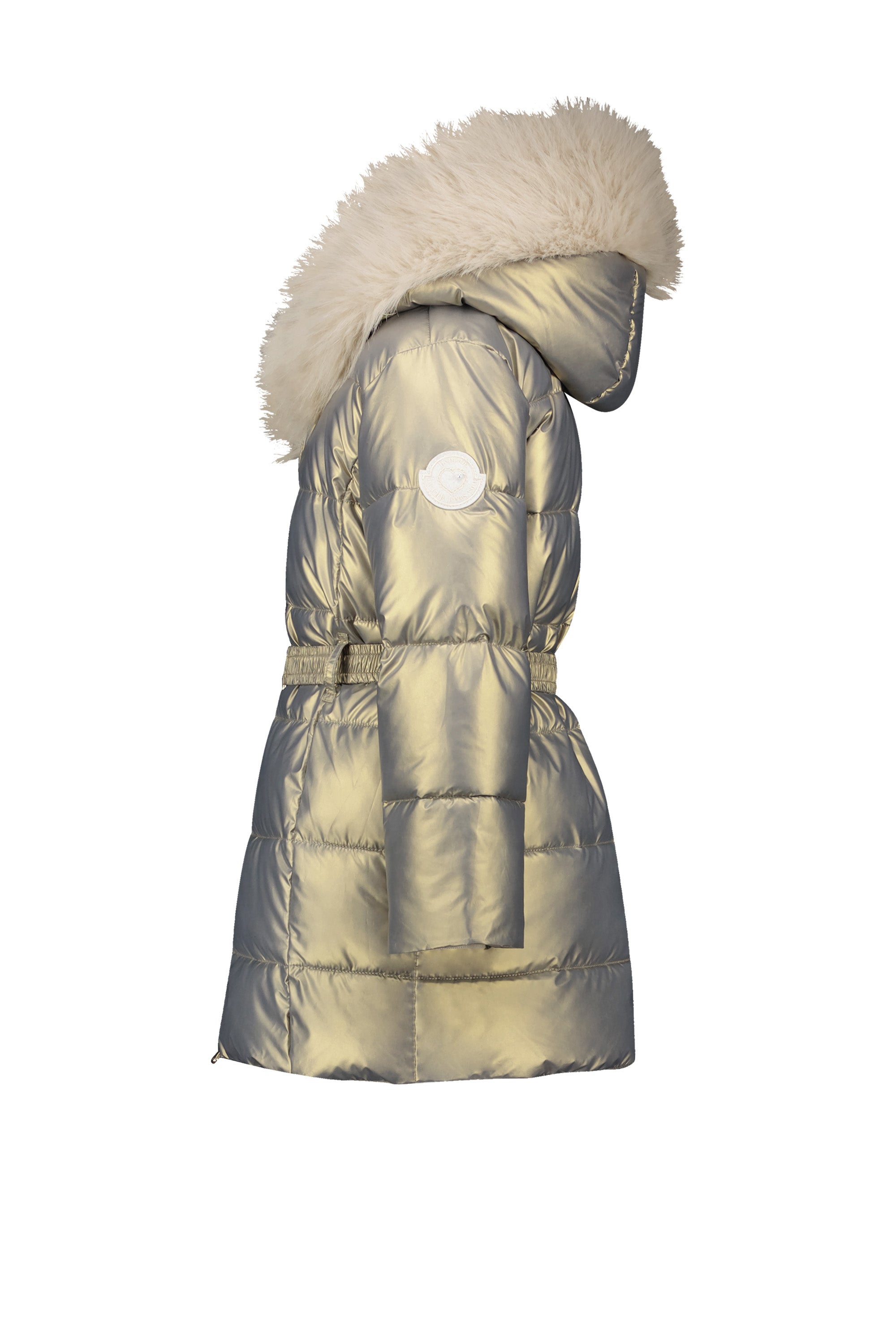 LE CHIC ♥ BODETTE ♥ fur-edged hood coat *Gorgeous Grey*