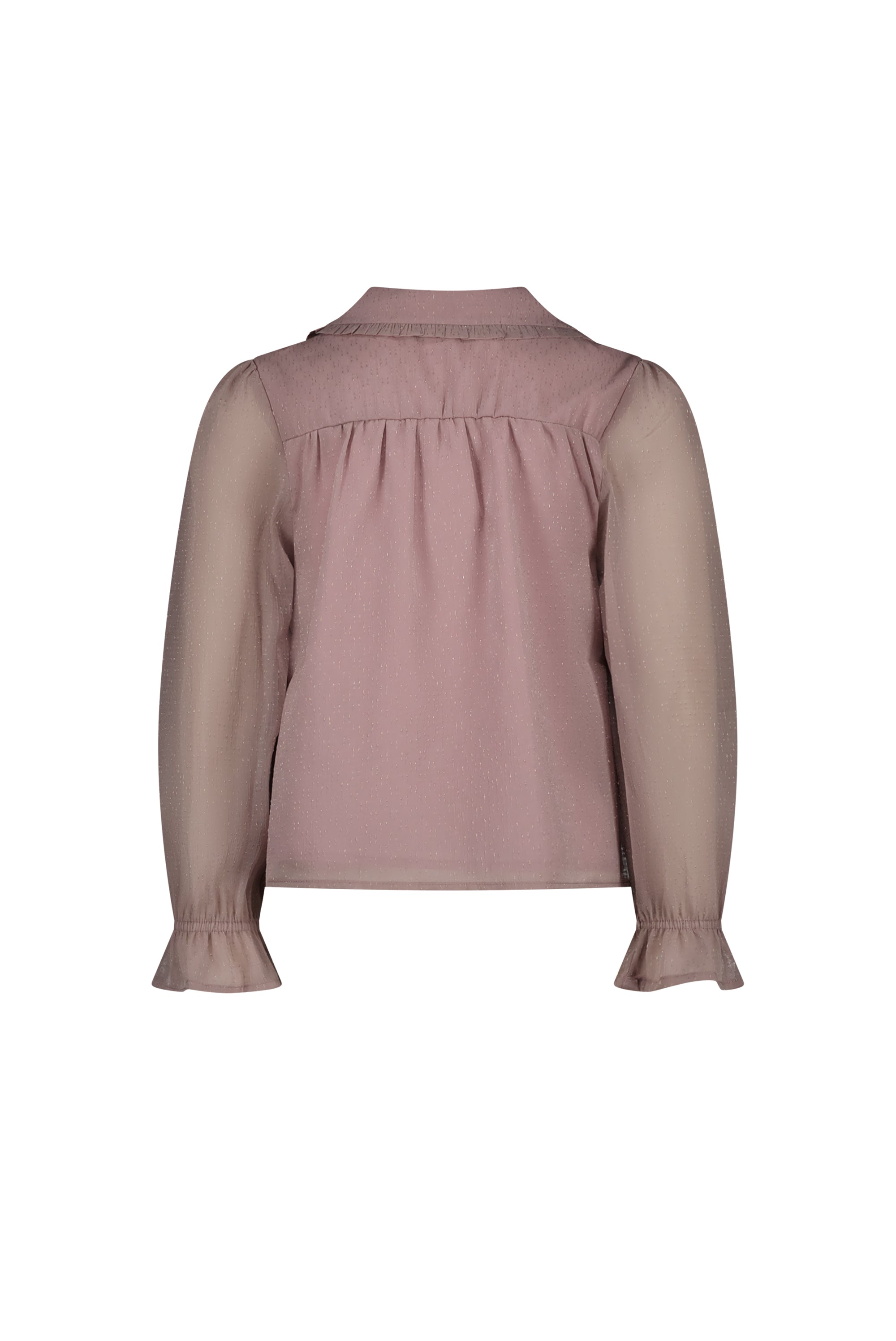 LE CHIC ♥ ECLAIRE ♥ structure-voile blouse *Sweet Plums*
