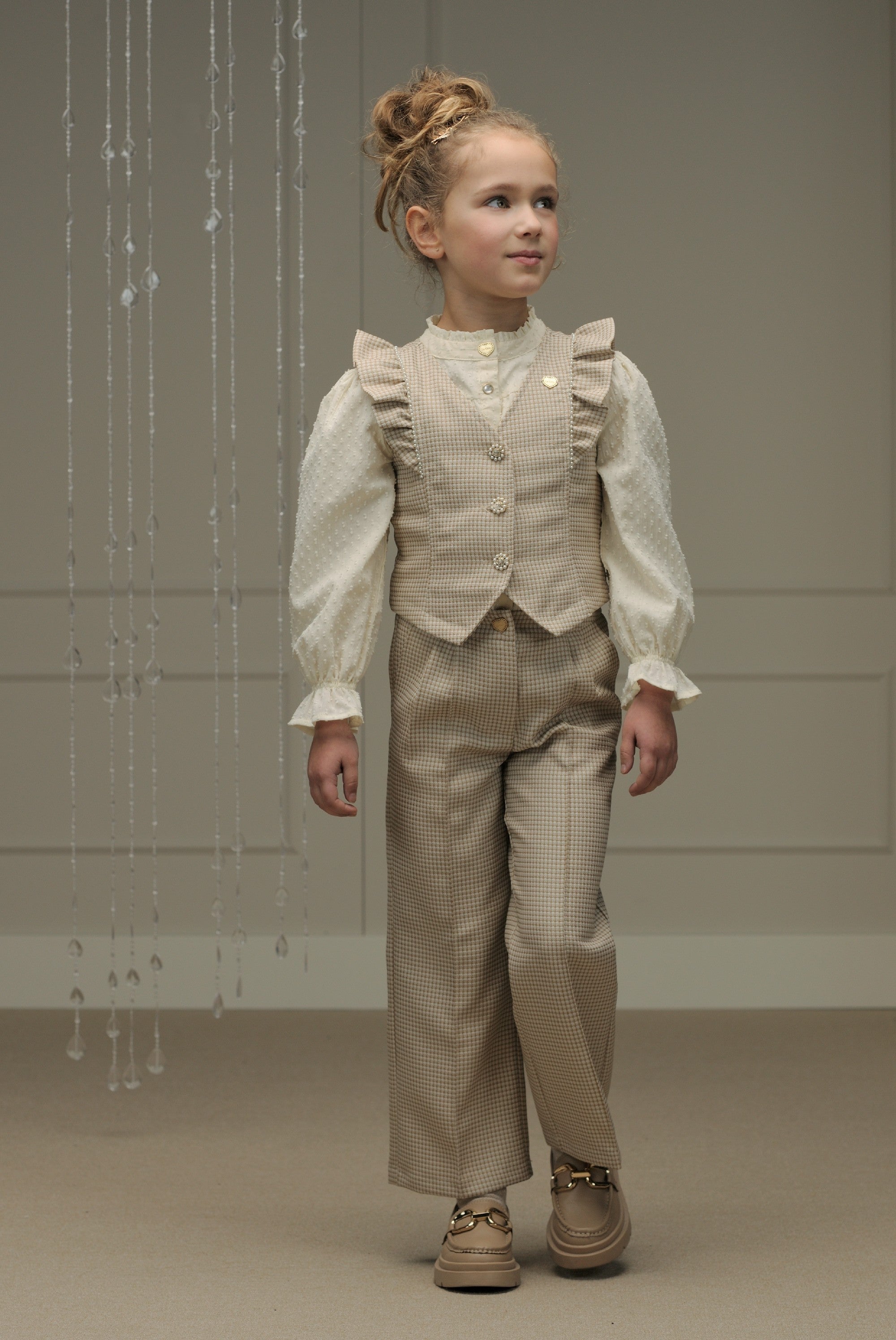 LE CHIC ♥ DIETRICH ♥ tweed-look trousers *Fête du Champagne*