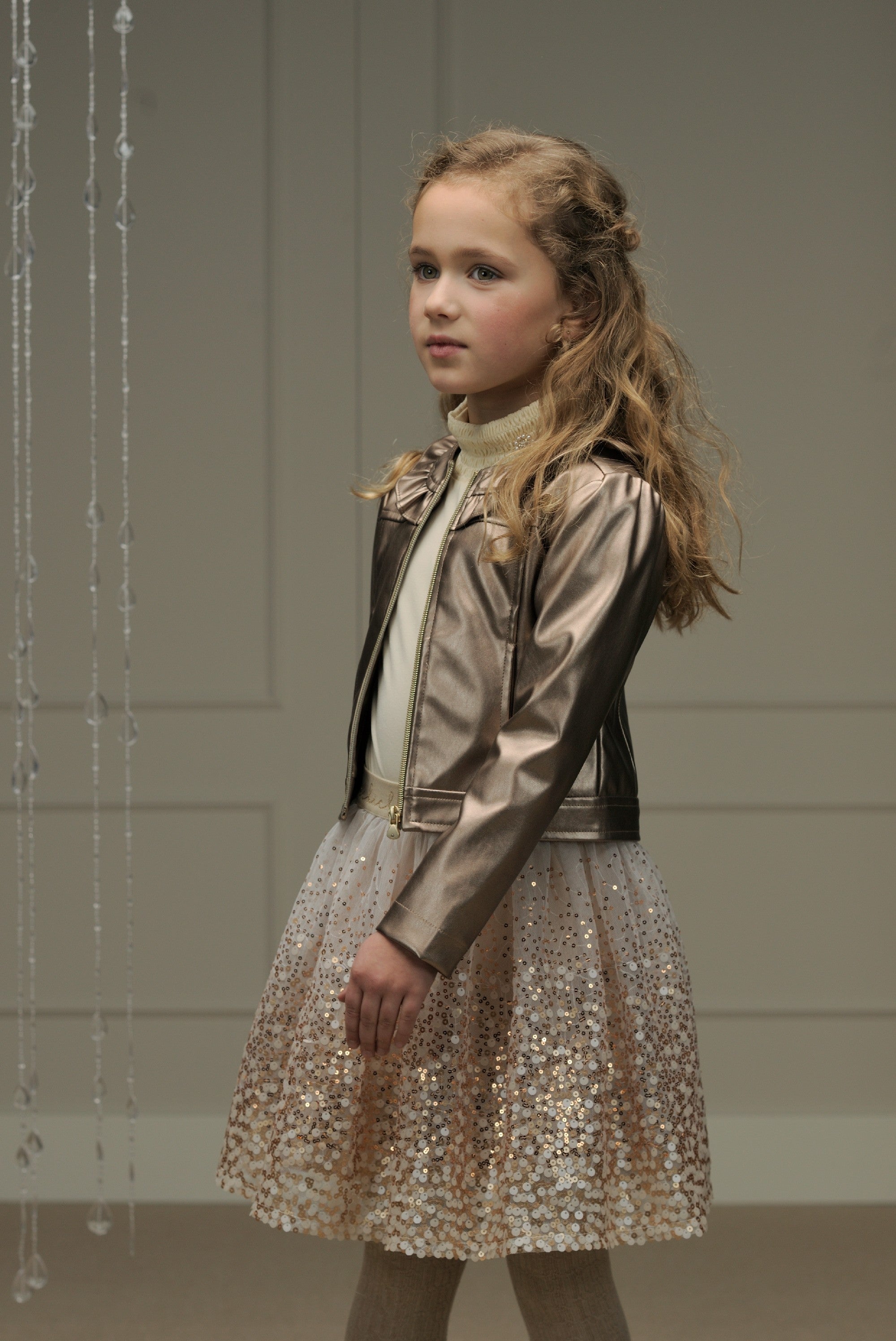 LE CHIC ♥ TEDDY ♥ sequin skirt *Cute Cortado*