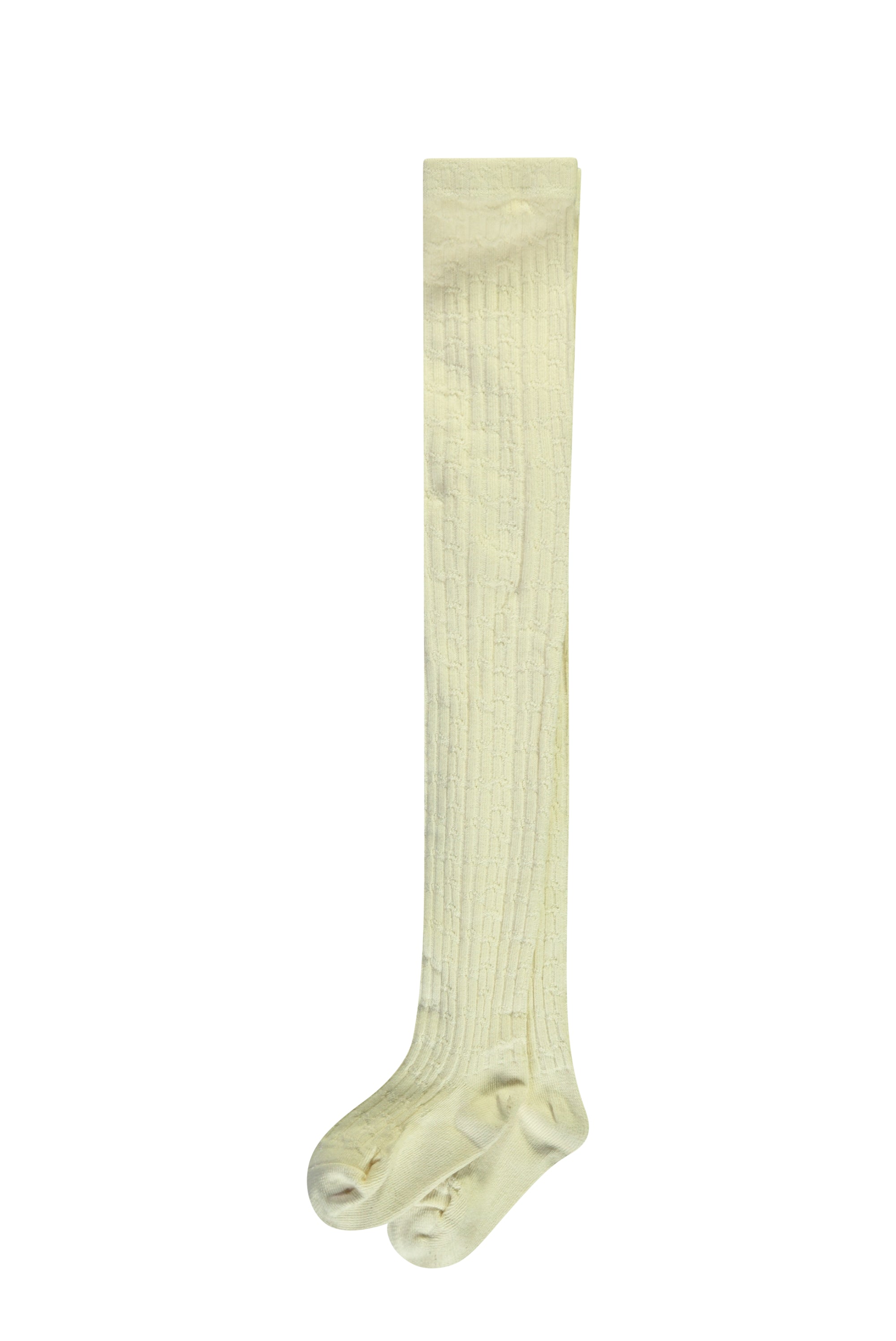 LE CHIC MINI ♥ RILEE ♥ cable knit tights *Pearled Ivory*