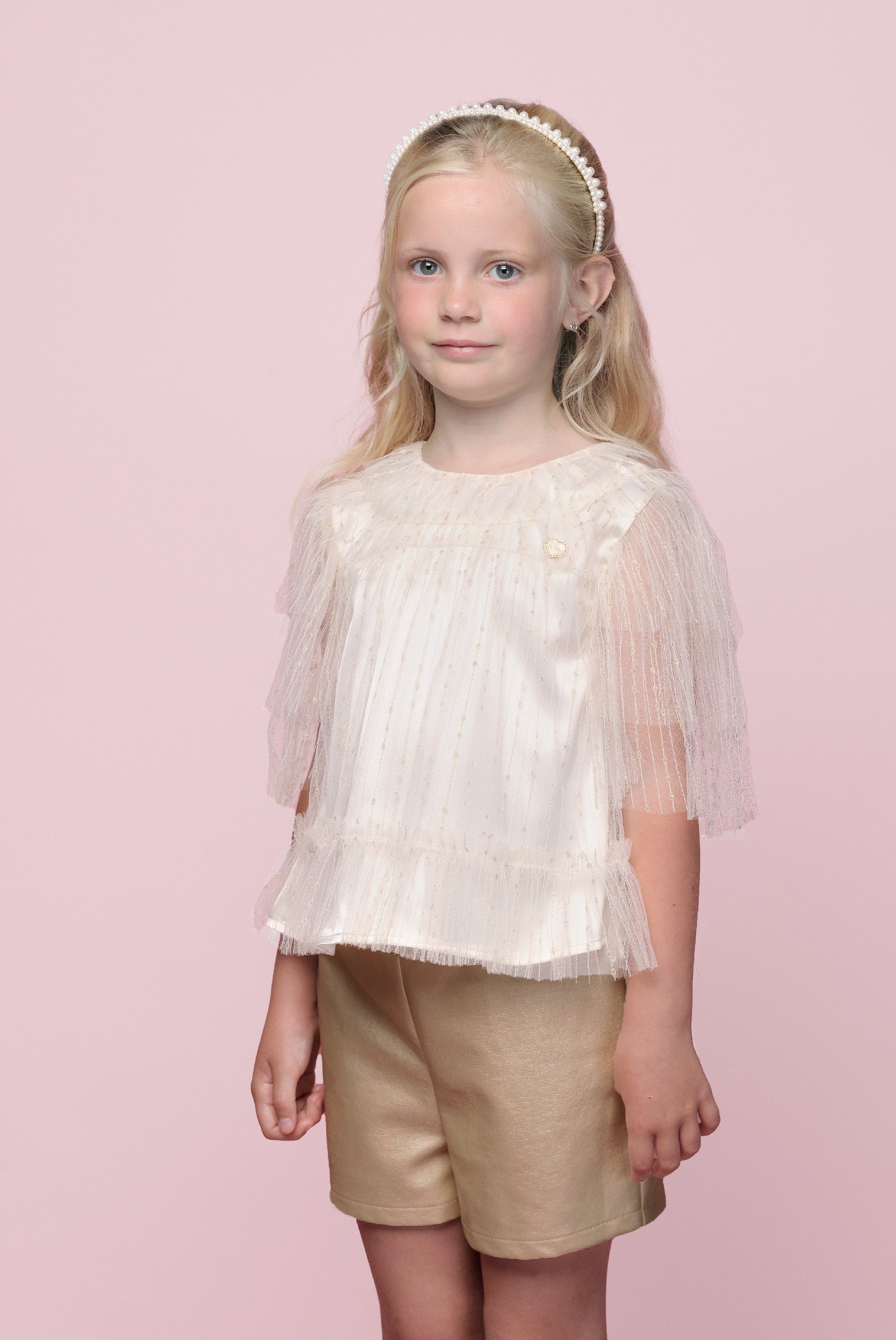 Le Chic ♥ELECTRA♥ Netztop *Gold Rush*