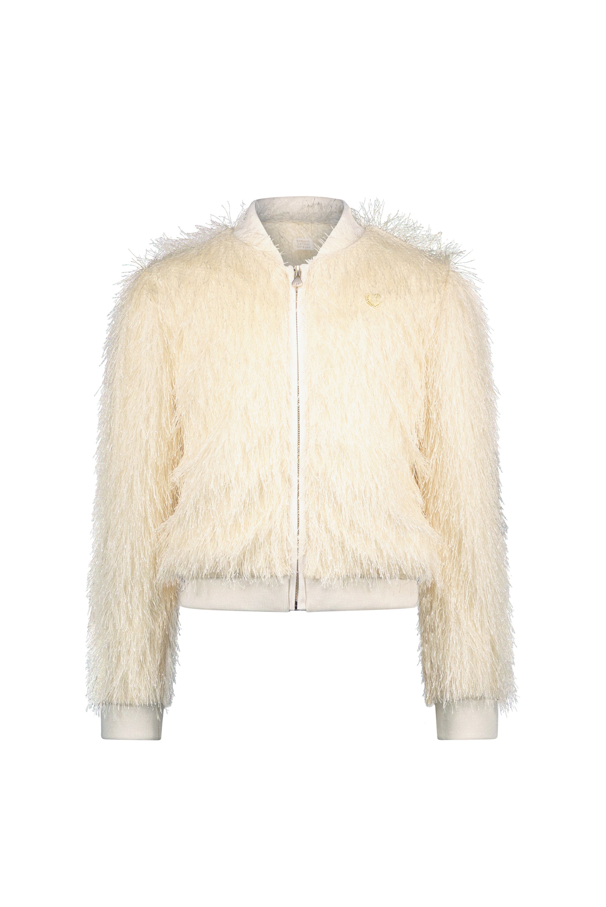 Le Chic ♥ASTU♥ schicke & flauschige Bomberjacke *Dreamy Creamy*