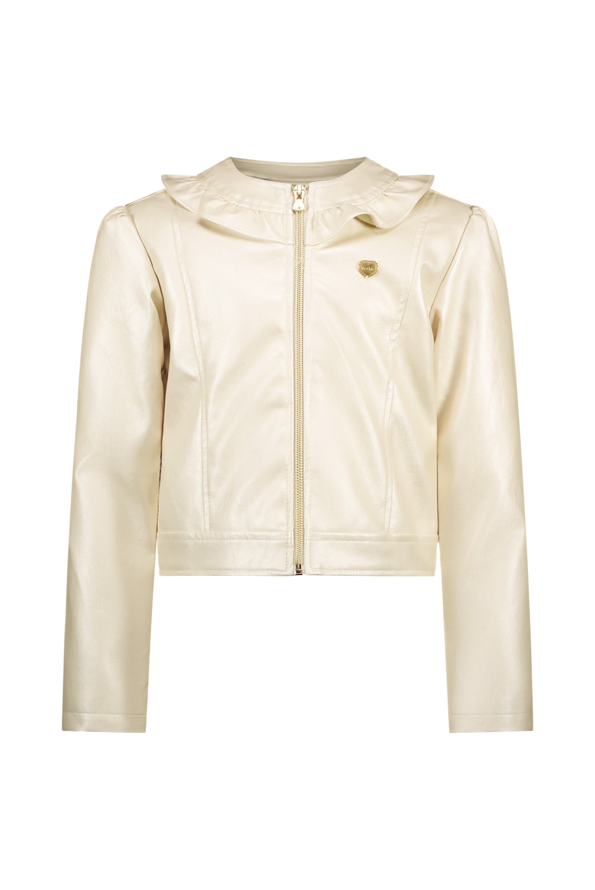 Le Chic ♥ARLETTE♥ Kunstlederjacke *Pearled Ivory*