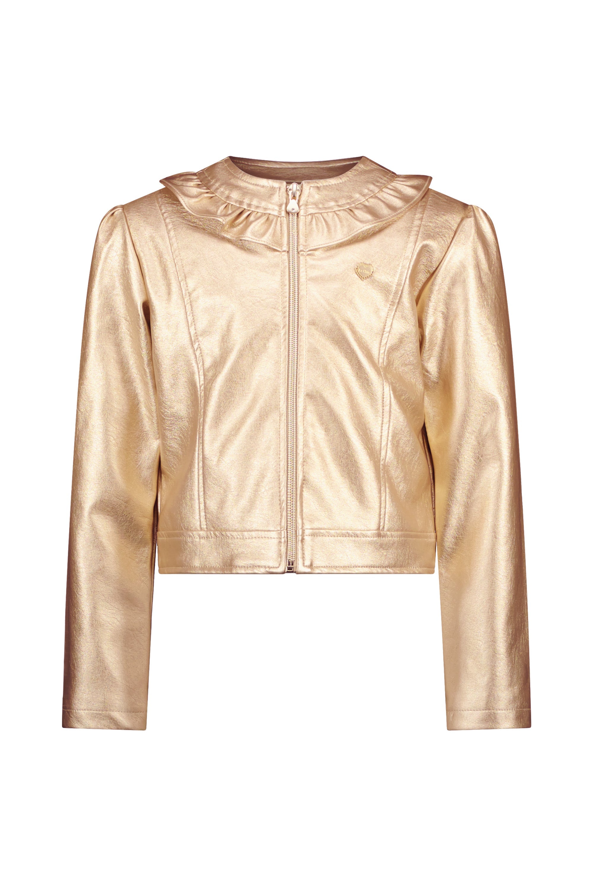Le Chic ♥ARLETTE♥ Kunstlederjacke *Gold Rush*