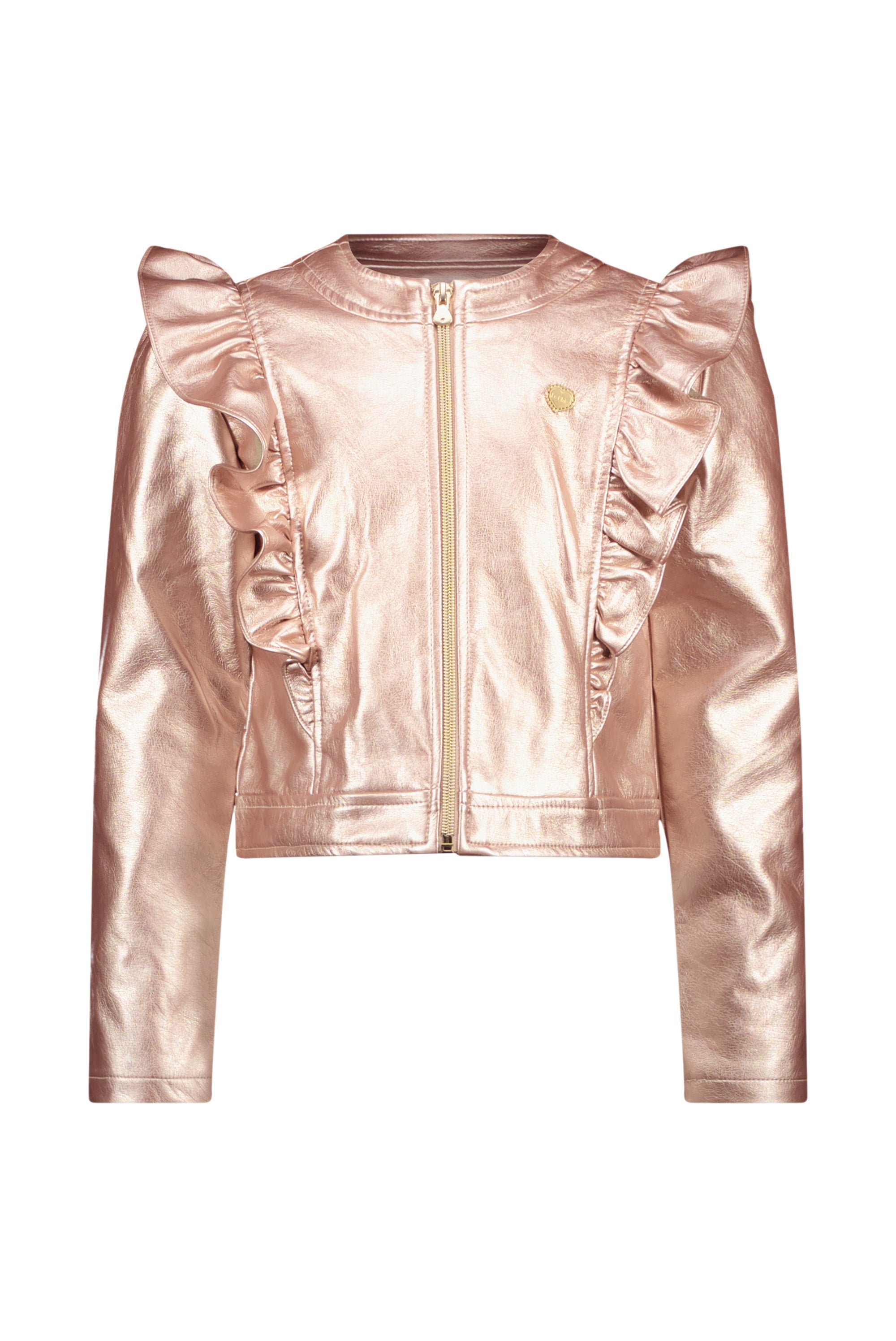 Le Chic ♥AMORE♥ Kunstlederjacke *Metallic Blush*