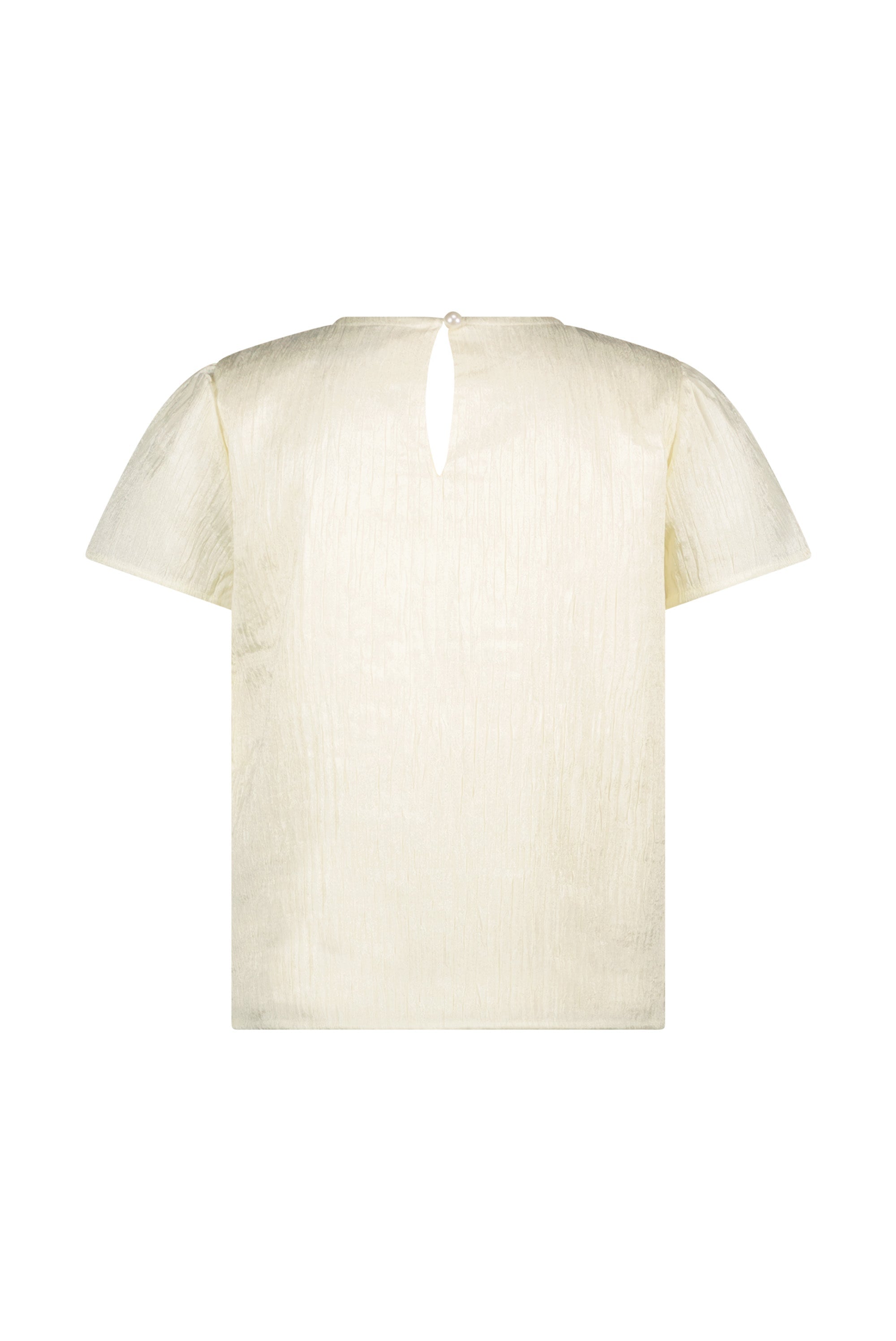 Le Chic ♥ERLENA♥ Knautsch-Satin-Top *Dreamy Creamy*
