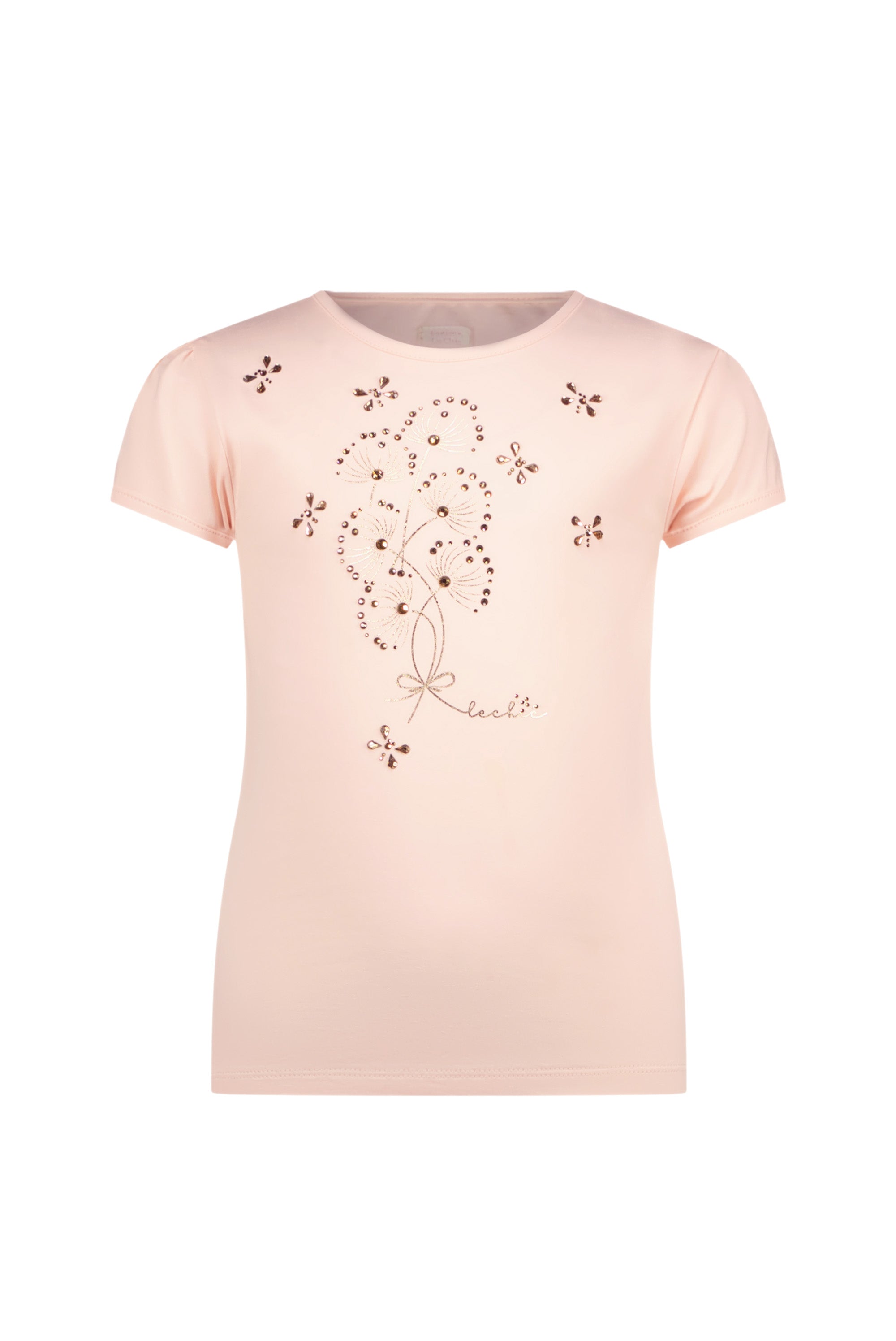 Le Chic ♥NOMMY♥ T-Shirt mit Folie und Steinen *Pinky Promise*
