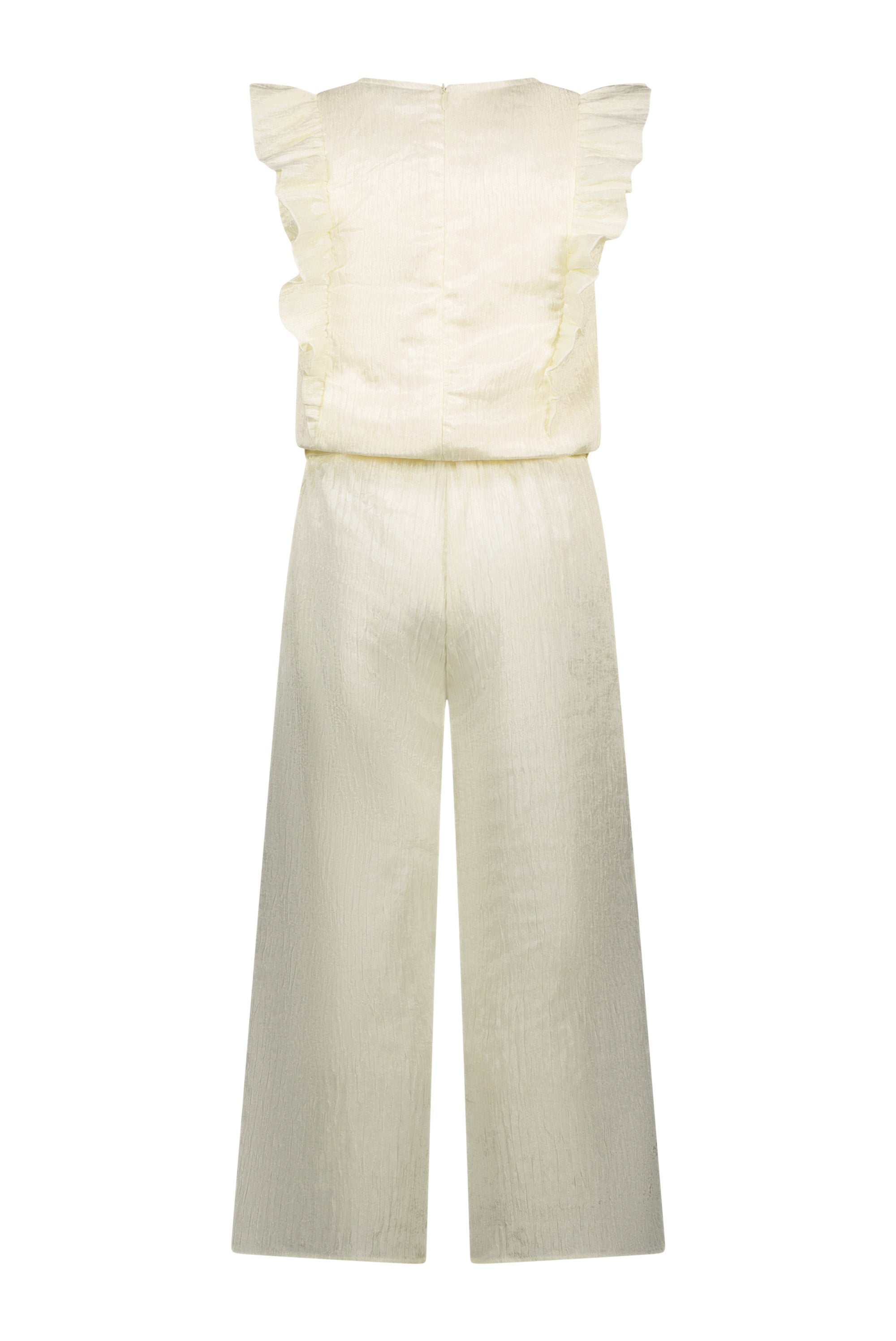 Le Chic ♥KYROLA♥ Jumpsuit aus gecrashtem Satin *Dreamy Creamy*