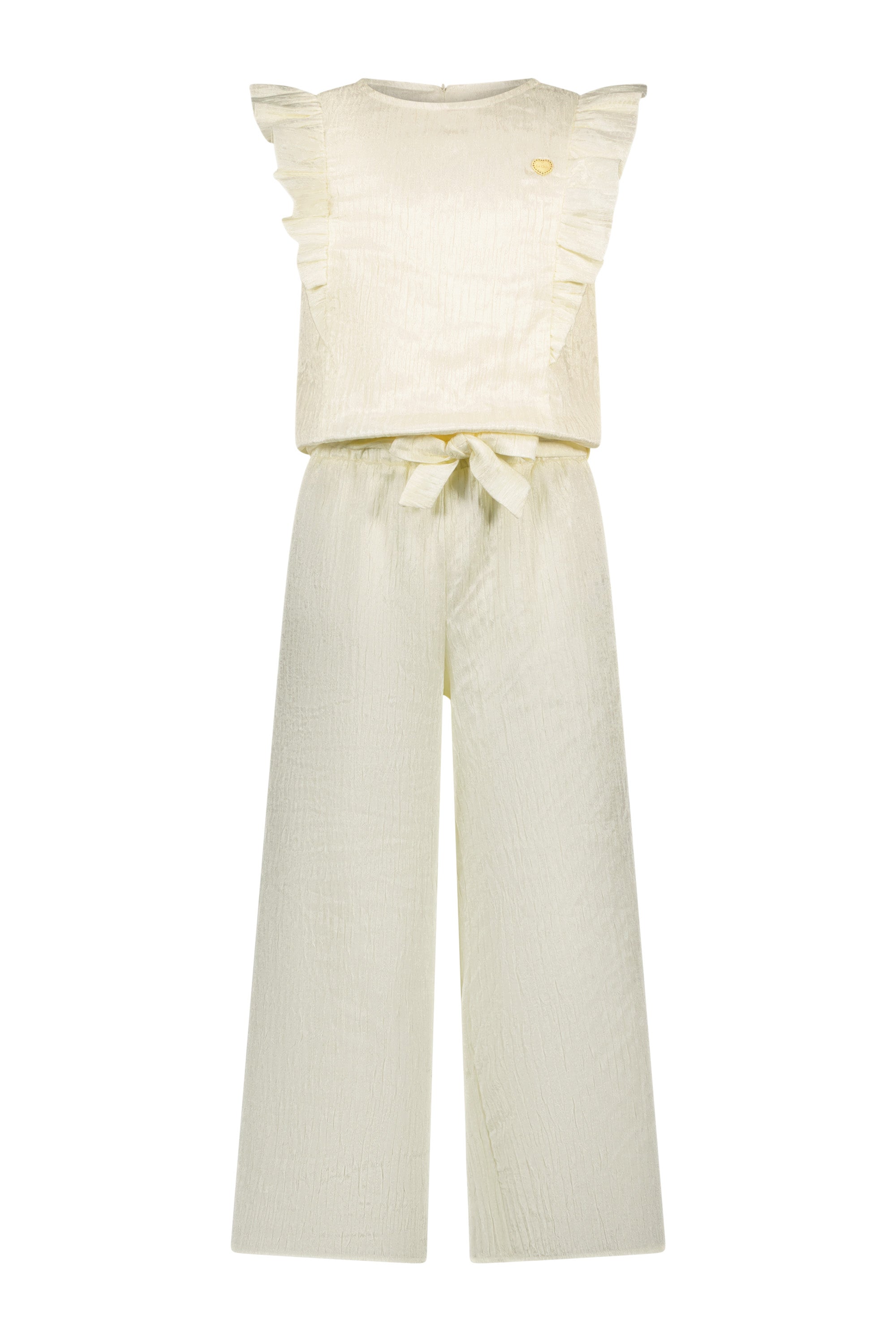 Le Chic ♥KYROLA♥ Jumpsuit aus gecrashtem Satin *Dreamy Creamy*