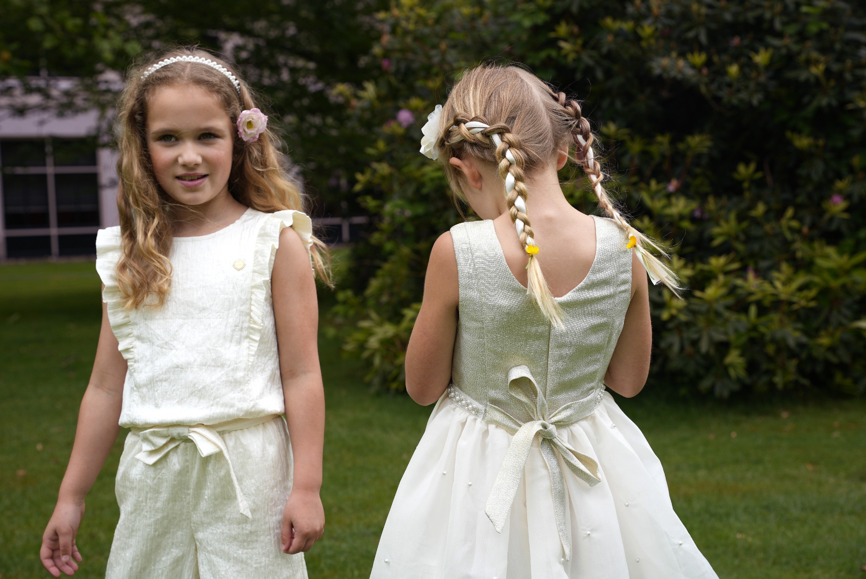 Le Chic ♥KYROLA♥ crushed satin jumpsuit *Dreamy Creamy*