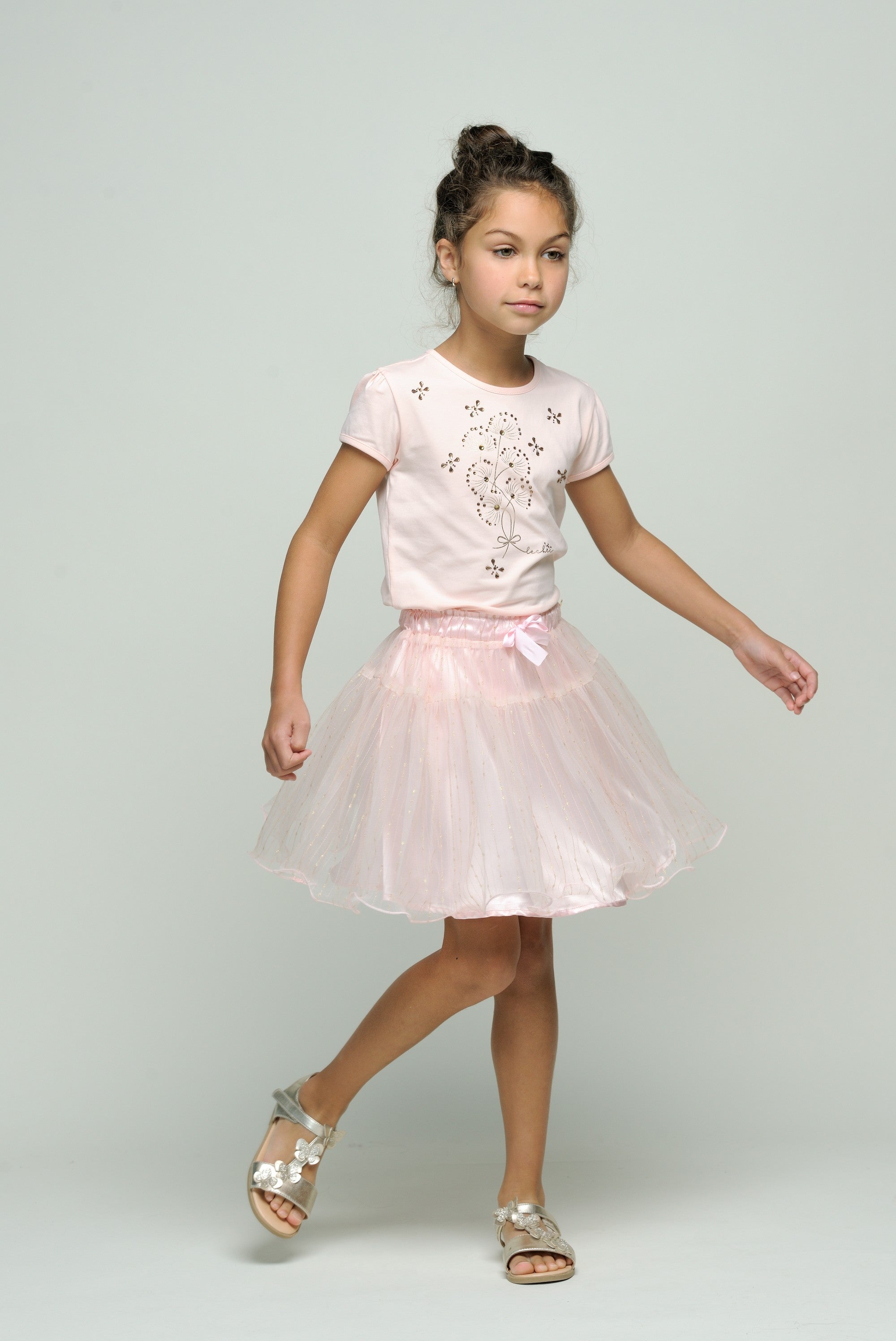 Le Chic ♥TREACLE♥ Lurex-Netzrock *Pinky Promise*