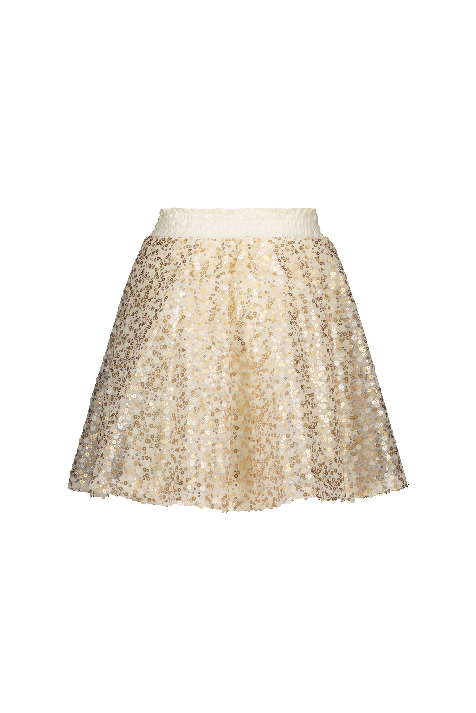 Le Chic ♥TEDDIES♥ Ombre Paillettenrock *Gold Rush*