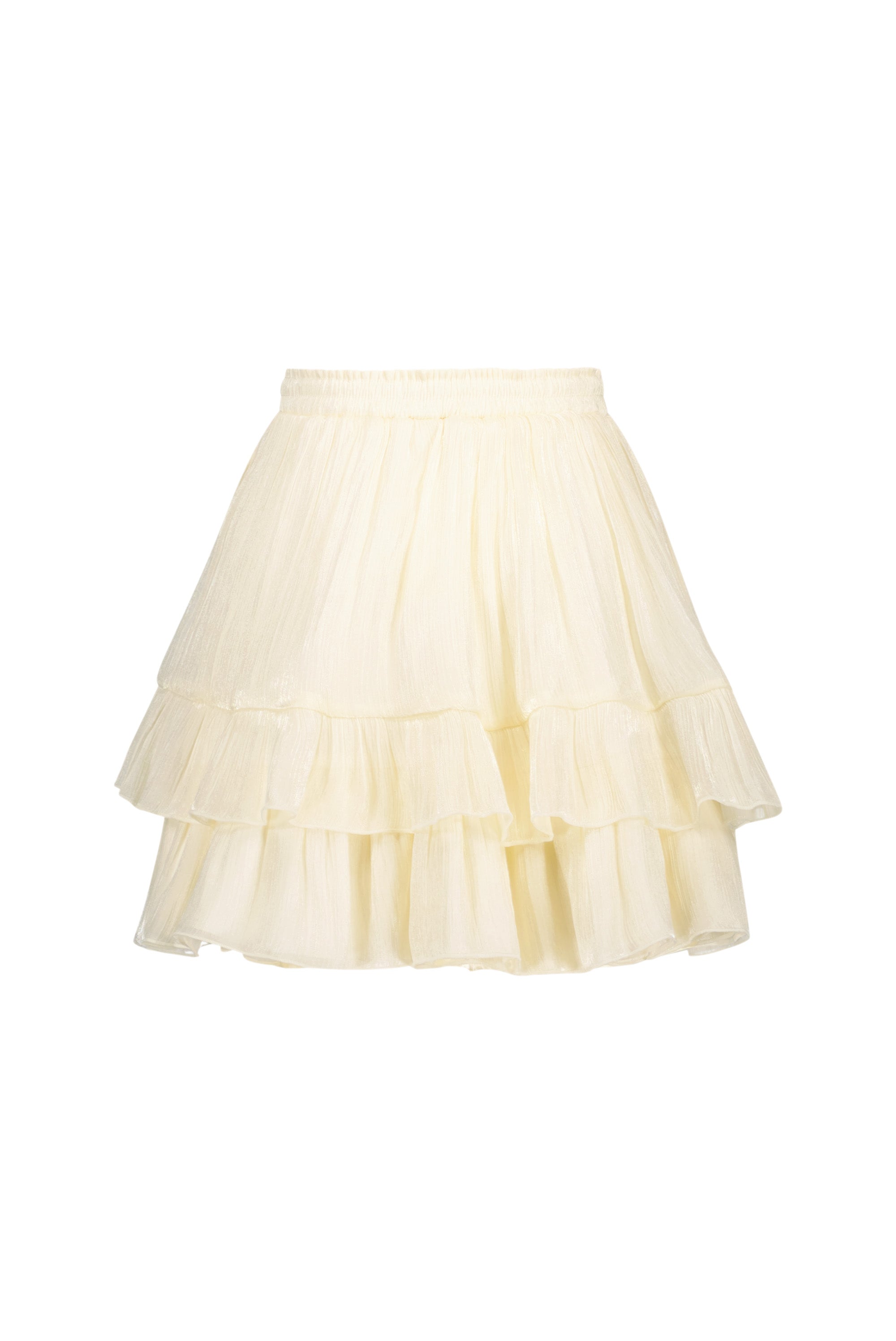 Le Chic ♥TAMAR♥ Seidiger Voile-Rock *Dreamy Creamy*
