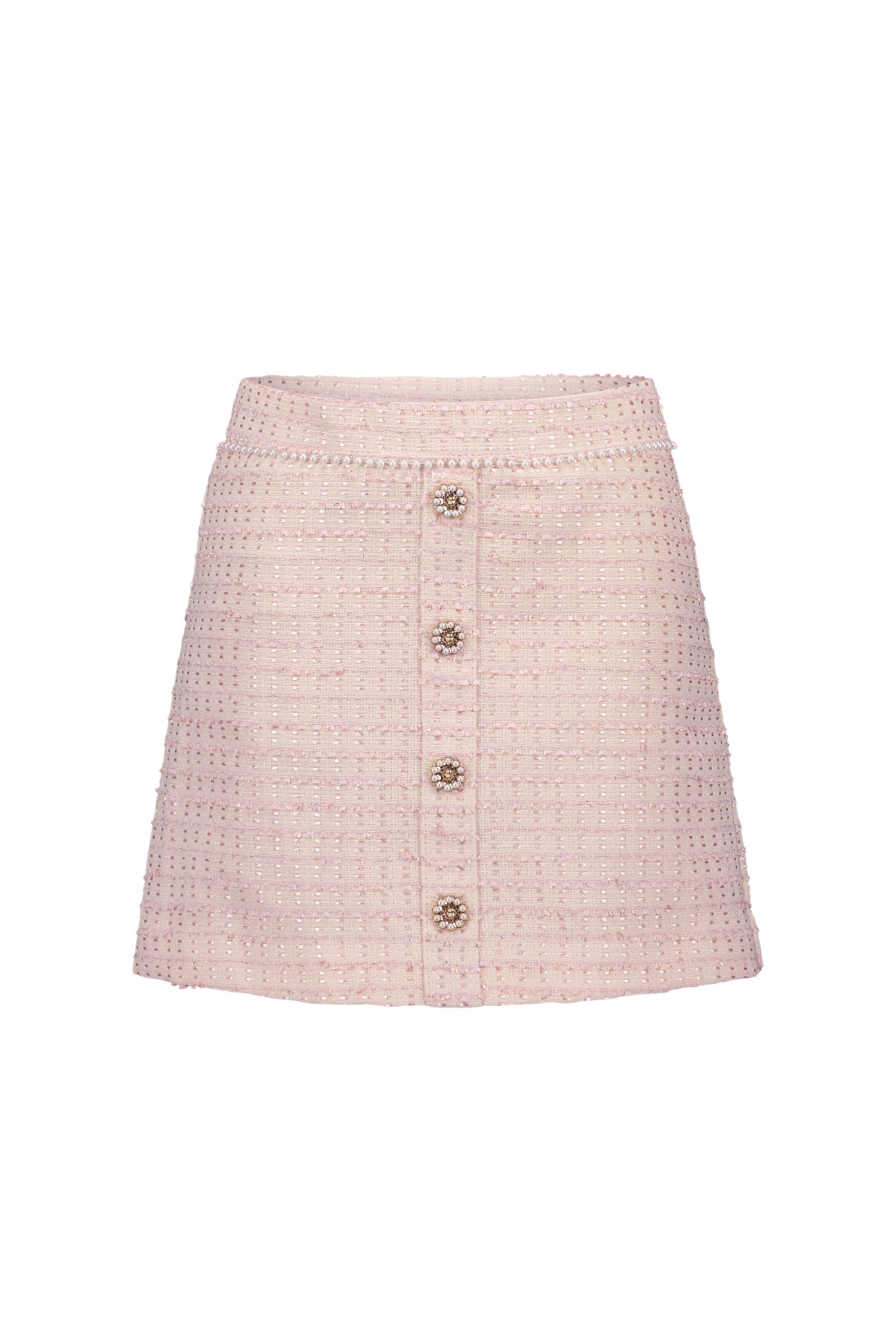 Le Chic ♥TIANA♥ Sommerlicher Chic Tweedrock *Lilac Dream*