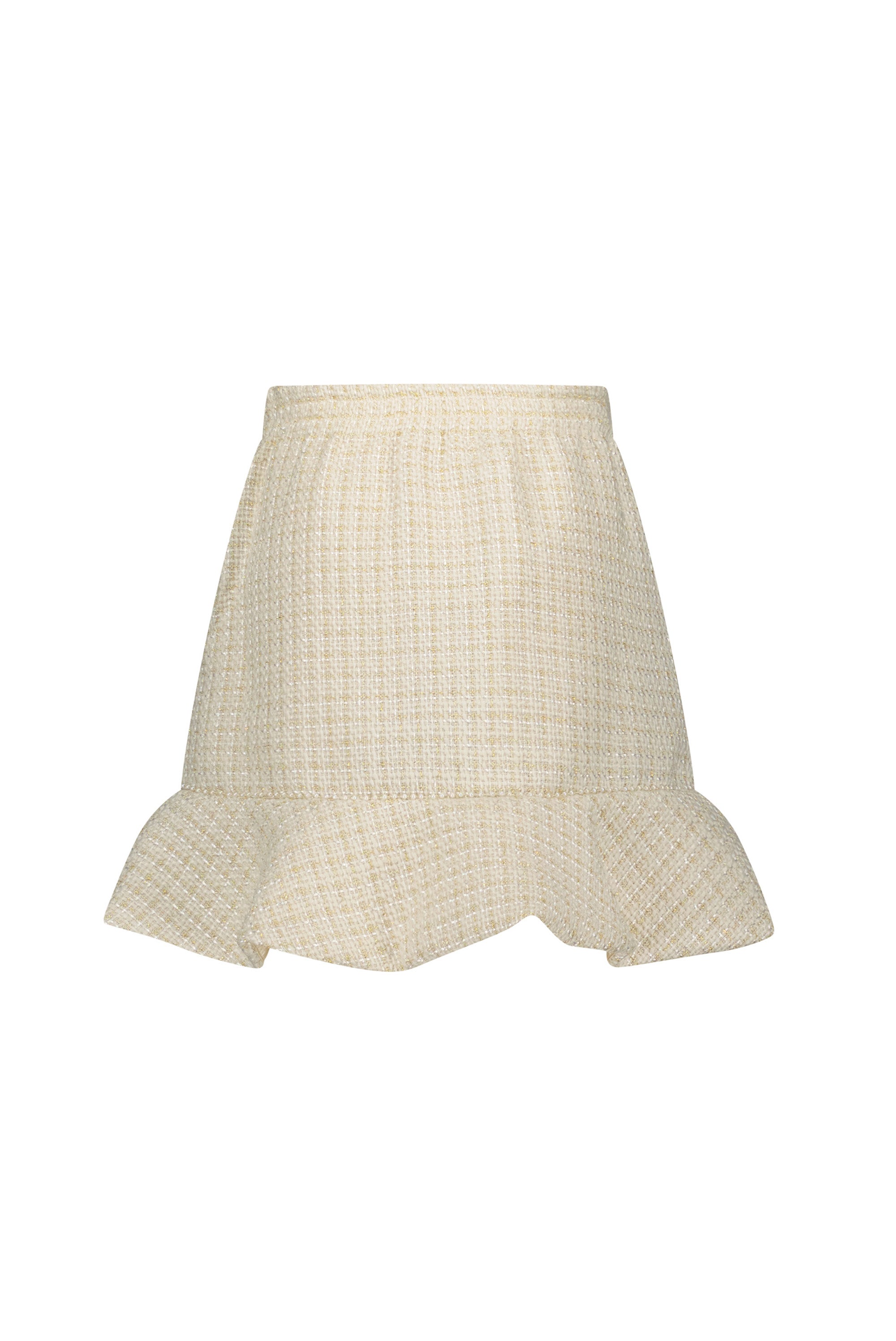 Le Chic ♥TOLBY♥ glitter tweed skirt *Gold Rush*