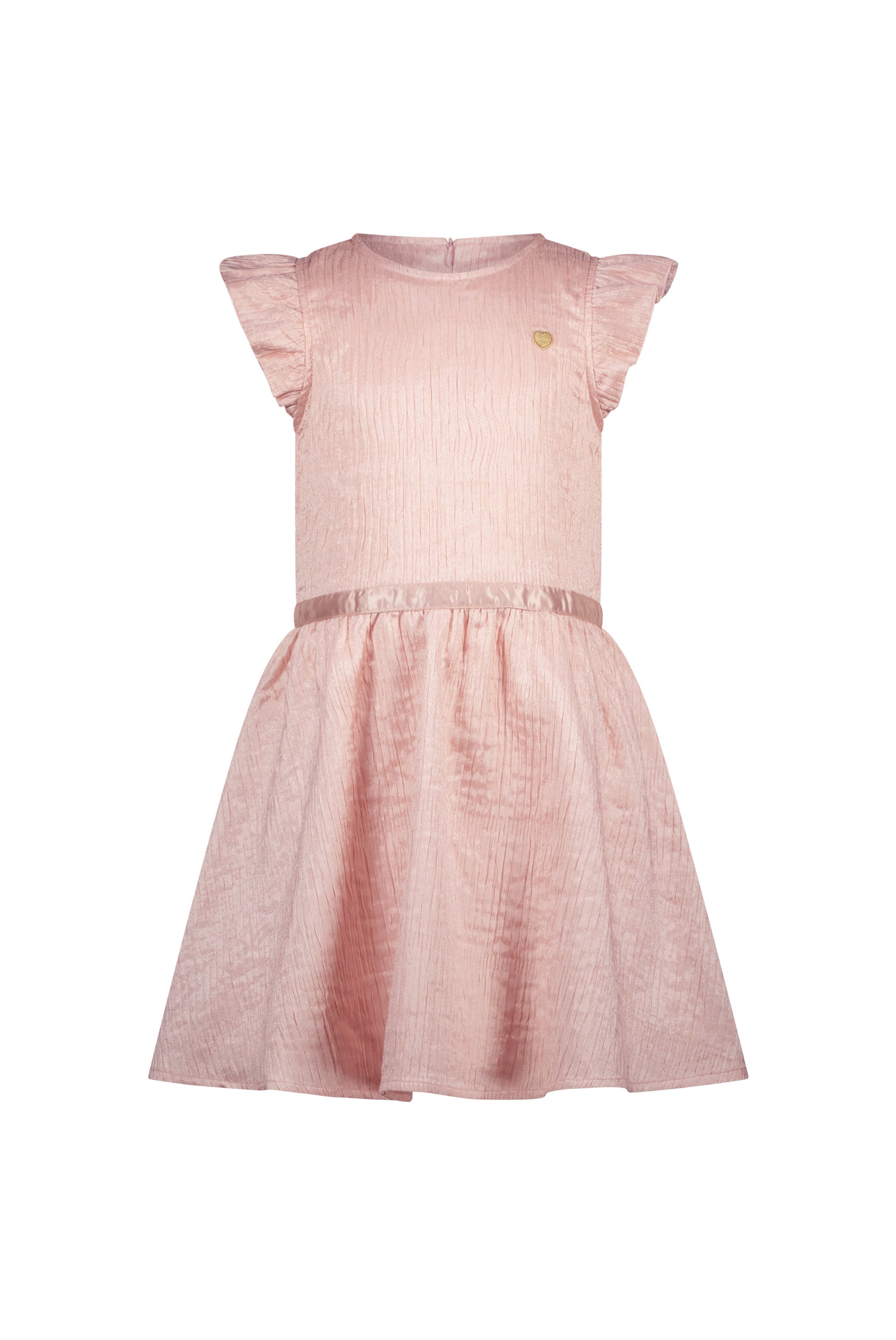 Le Chic ♥SYMIRA♥ Kleid aus zerknittertem Satin *Pinky Promise*