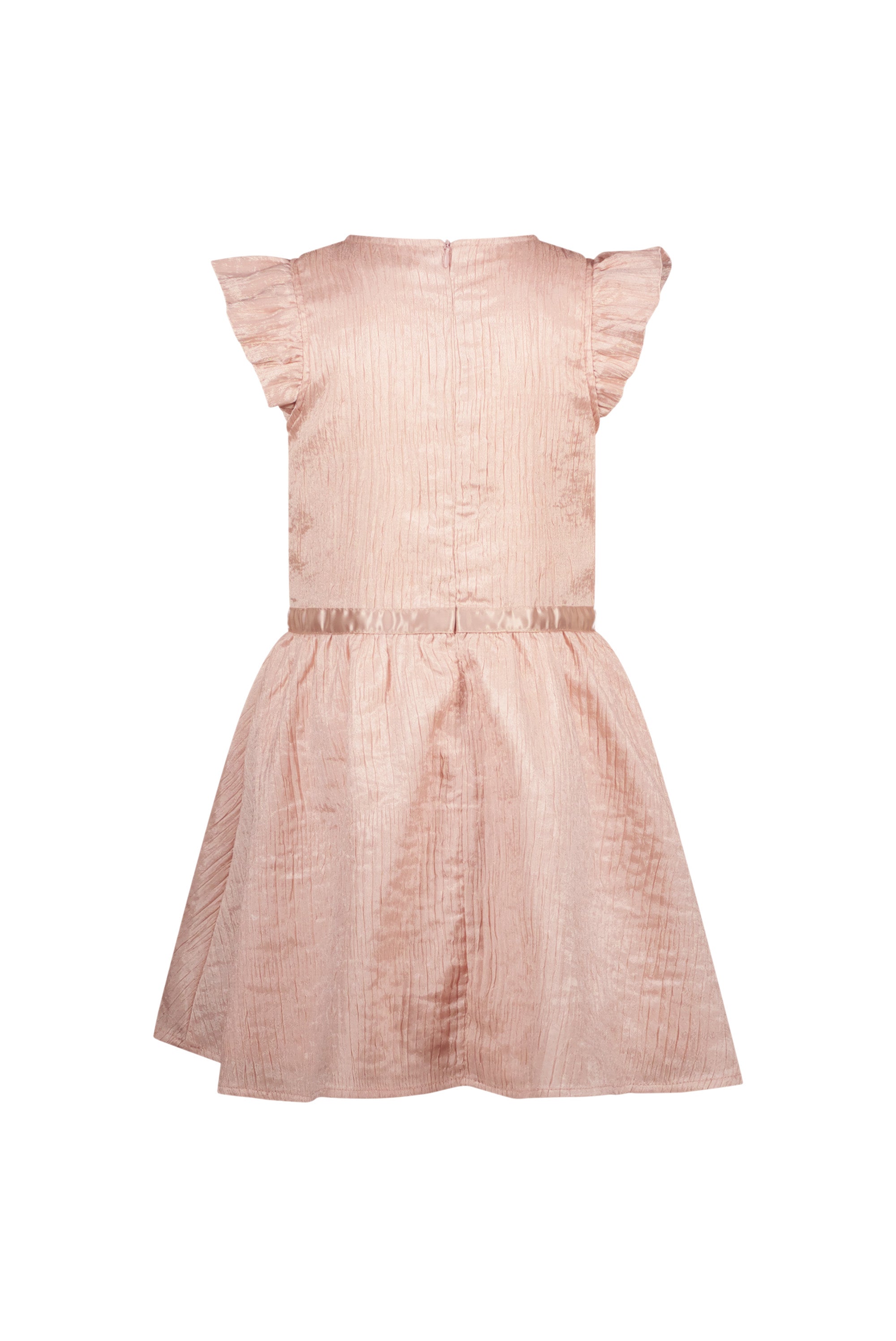 Le Chic ♥SYMIRA♥ Kleid aus zerknittertem Satin *Pinky Promise*