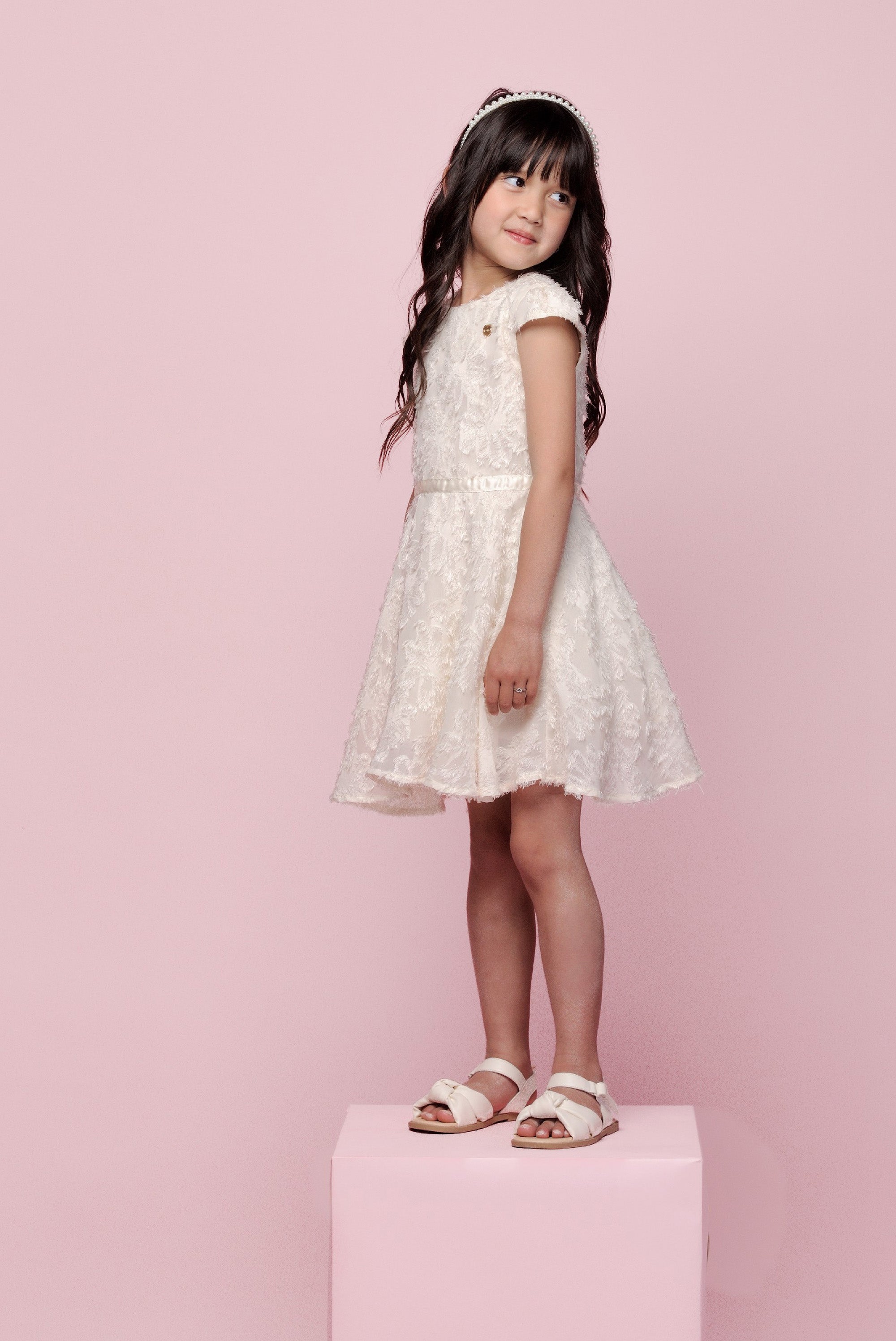Le Chic ♥SOJOLIE♥ Sharons Kleid *Pearled Ivory*