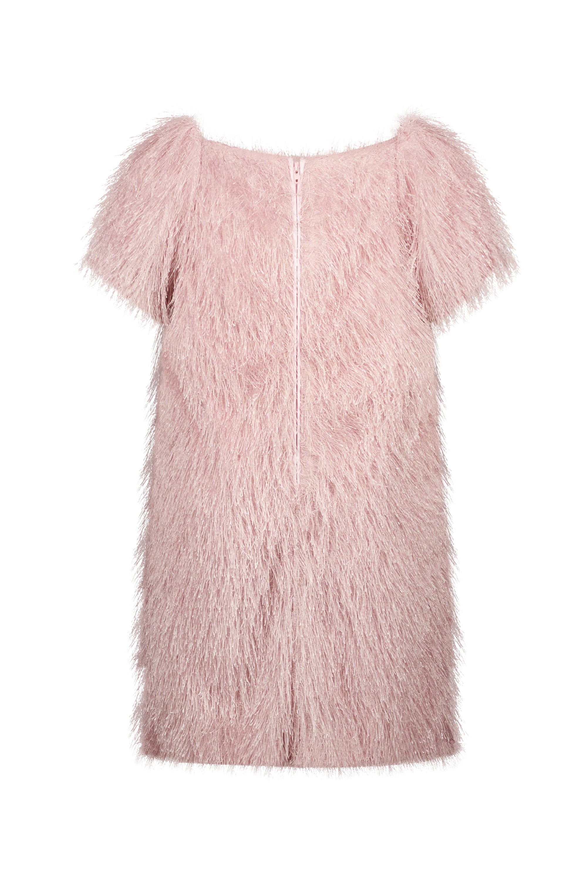Le Chic ♥SUPPET♥ schickes & flauschiges Kleid *Lilac Dream*