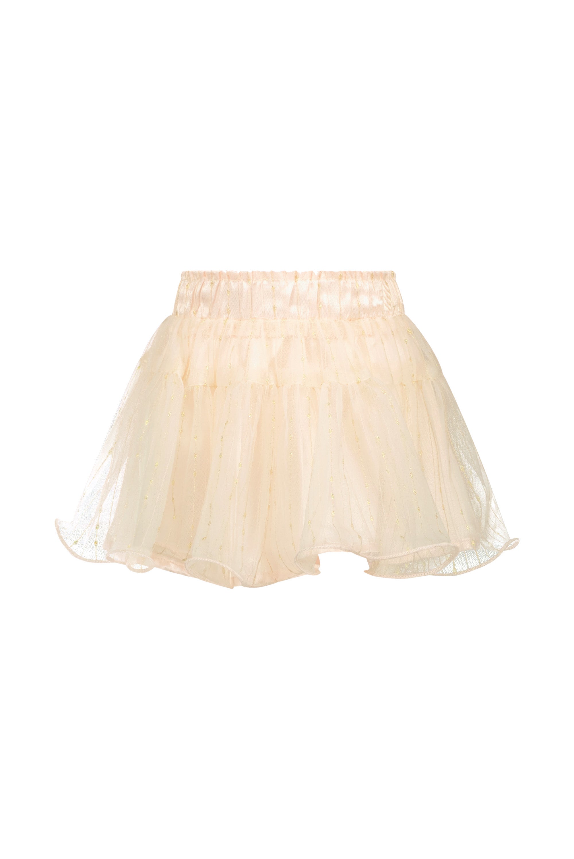 Le Chic ♥TRACEY♥ gold net skirt *Gold Rush*