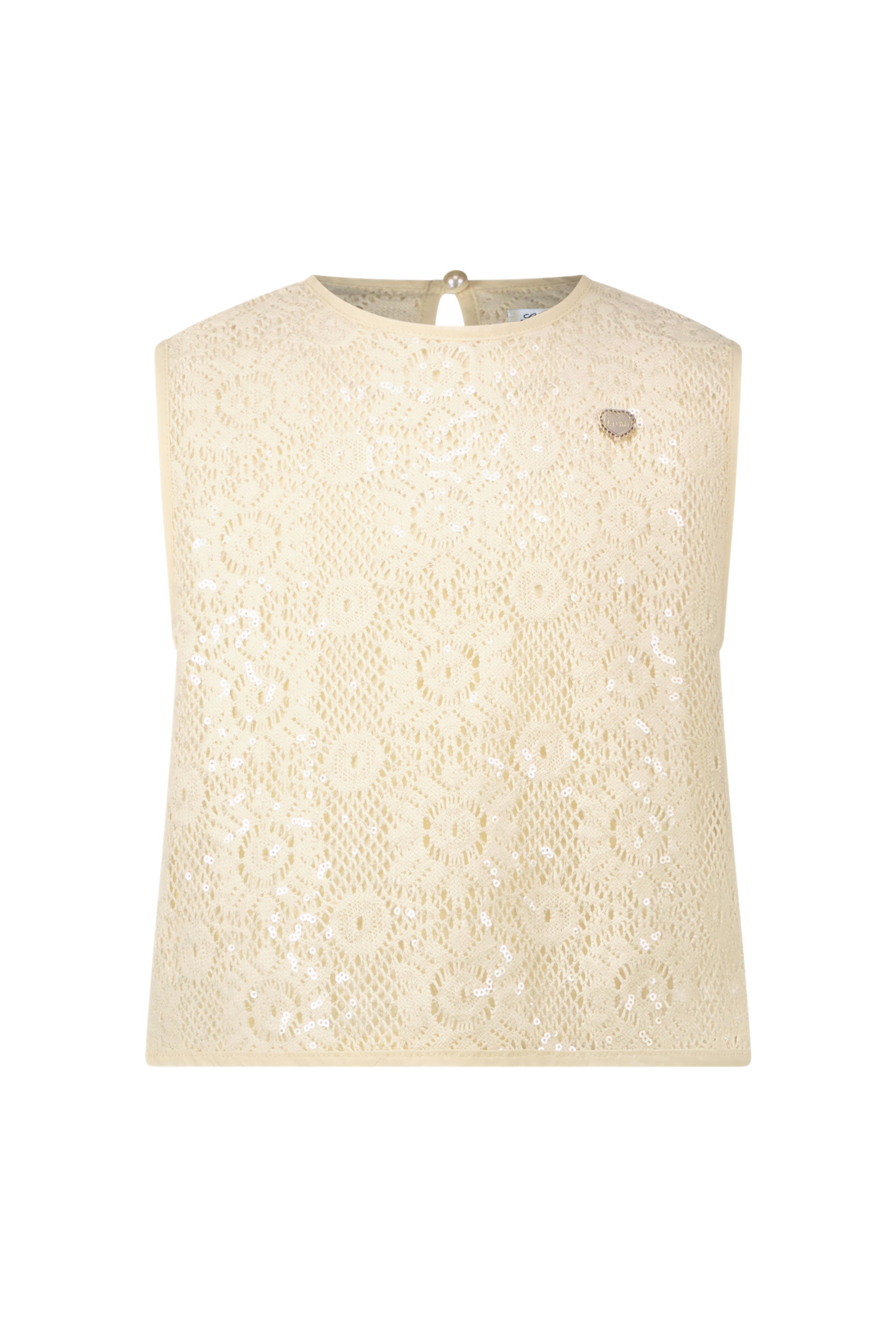Le Chic ♥ ENIG ♥ sequin crochet top
