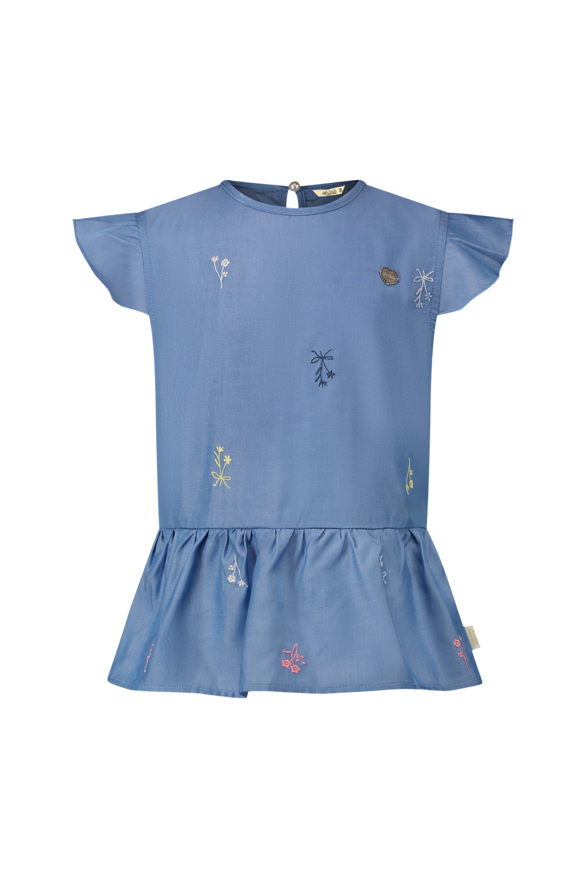Le Chic ♥ ELINA ♥ embro denim top