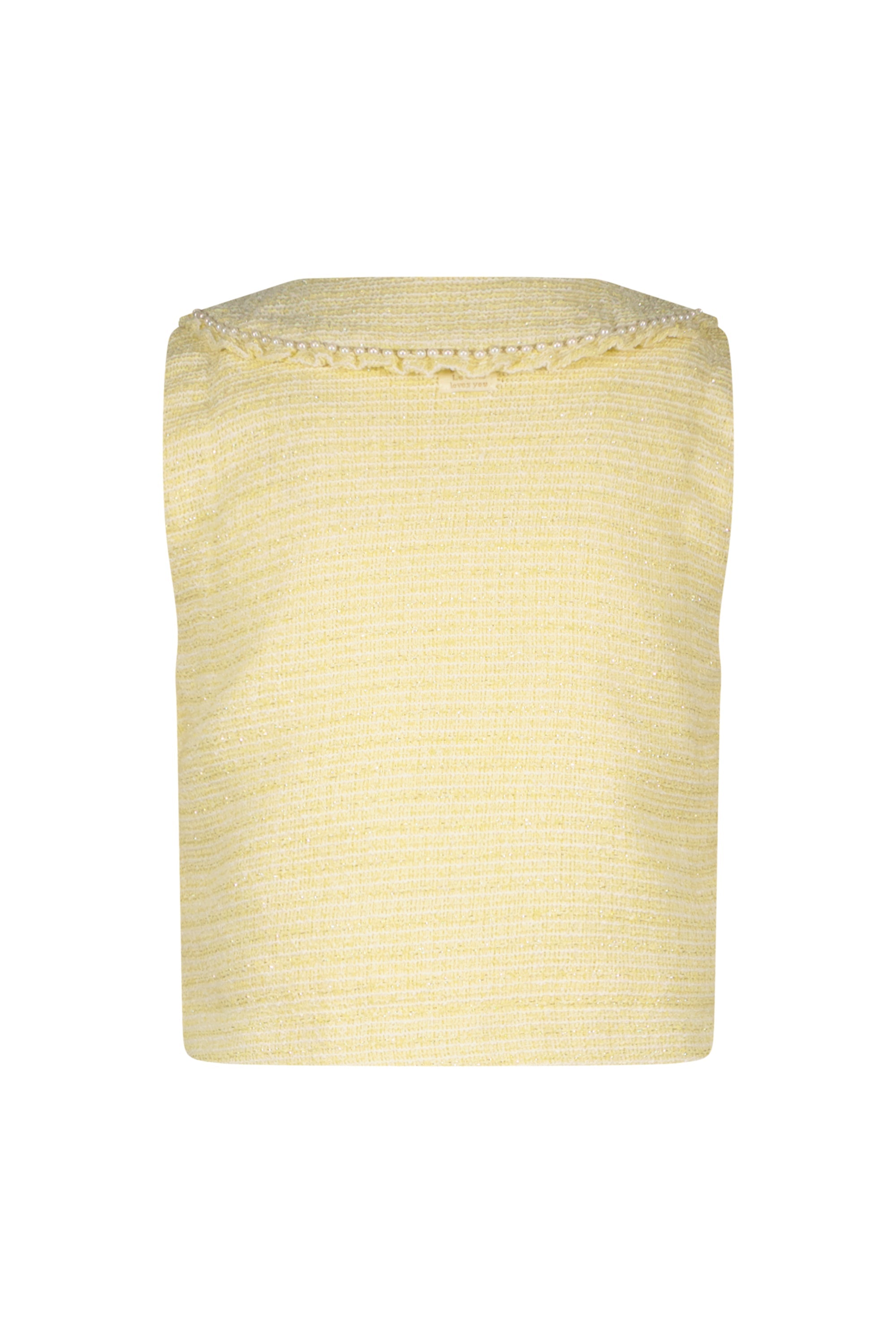 Le Chic ♥ ASMAR ♥ glitter tweed waistcoat