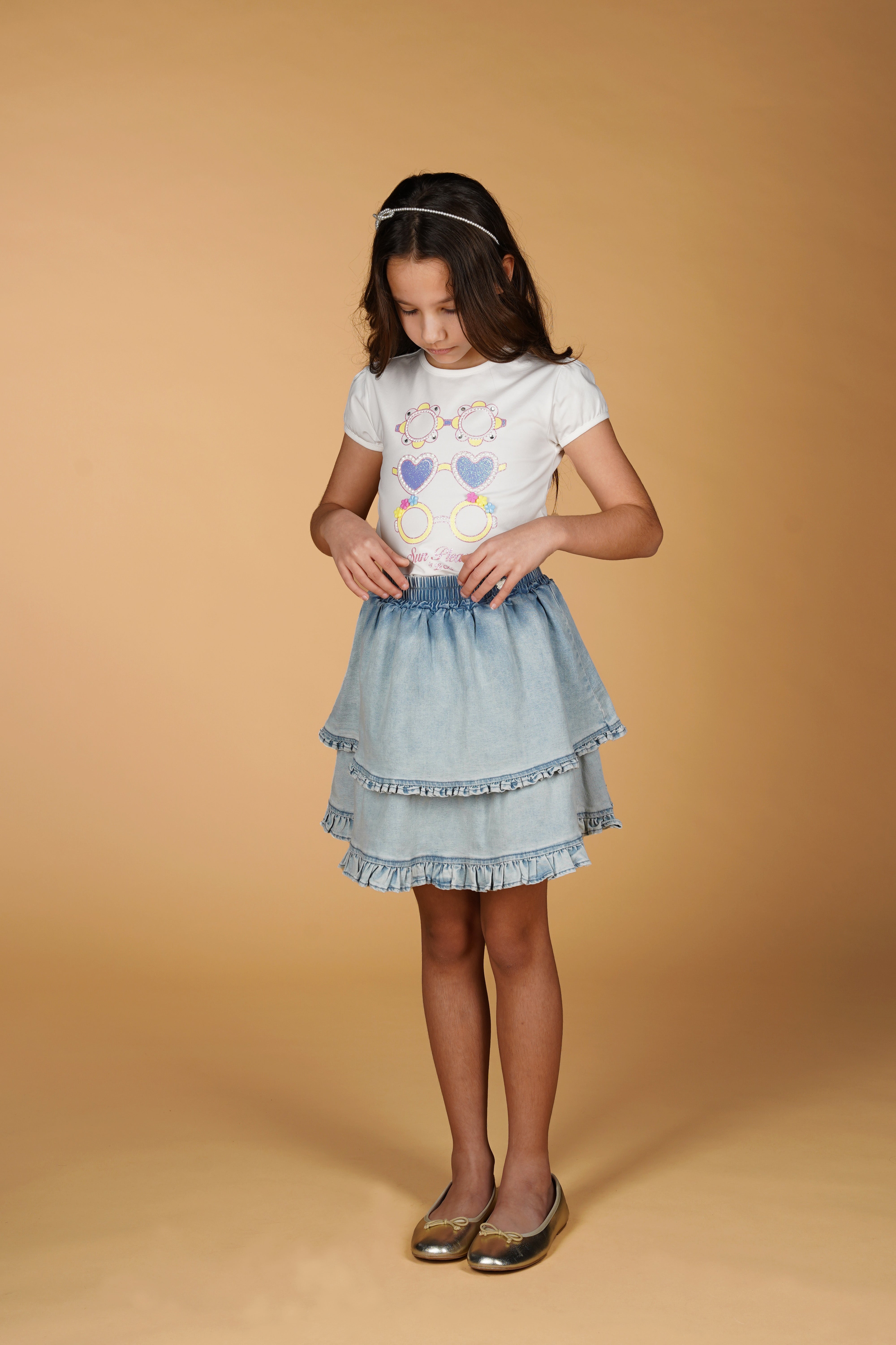 Le Chic ♥ TOEDA ♥ Jeans-Sommerrock