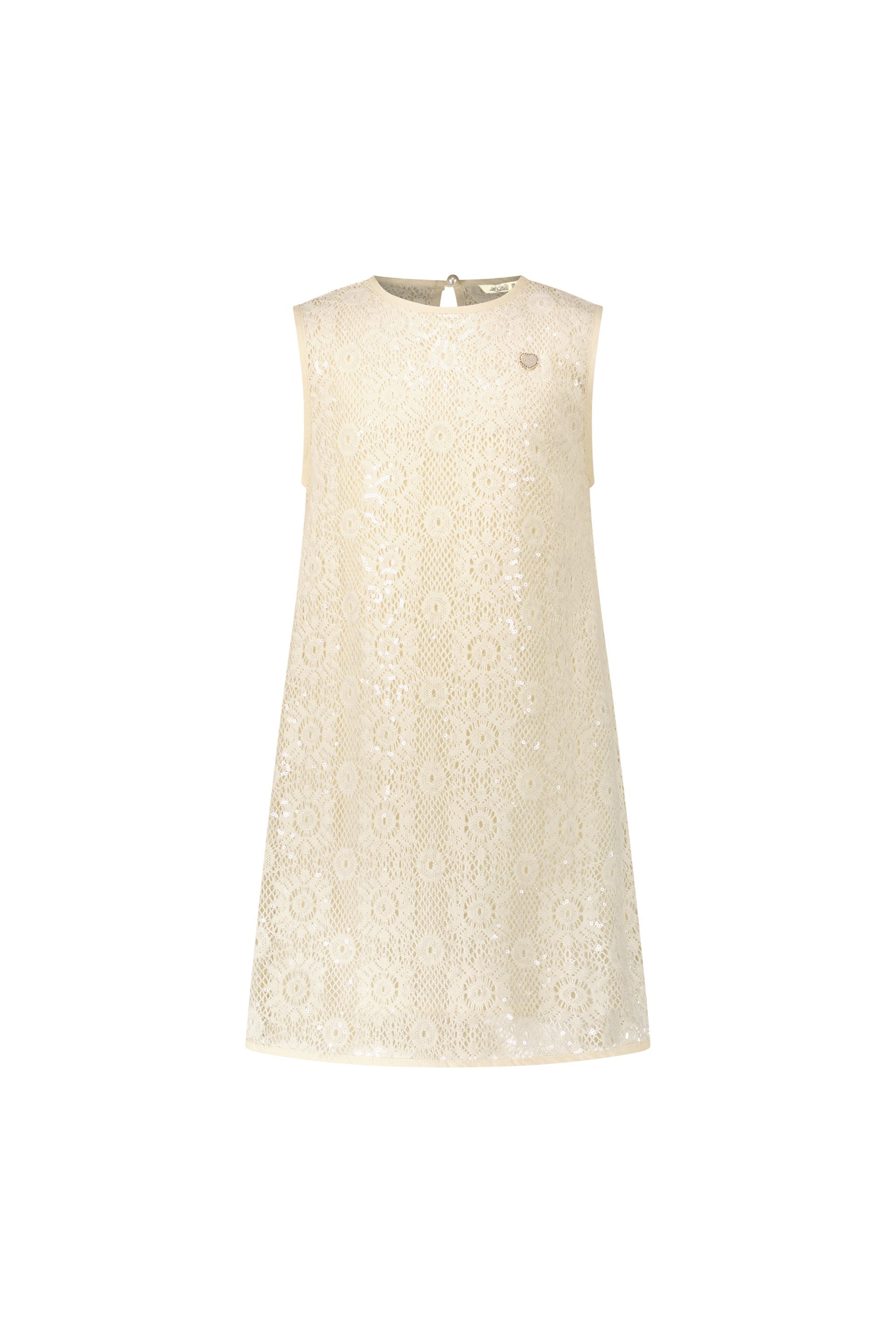 Le Chic ♥ SUNBEAM ♥ Pailletten-Häkelkleid