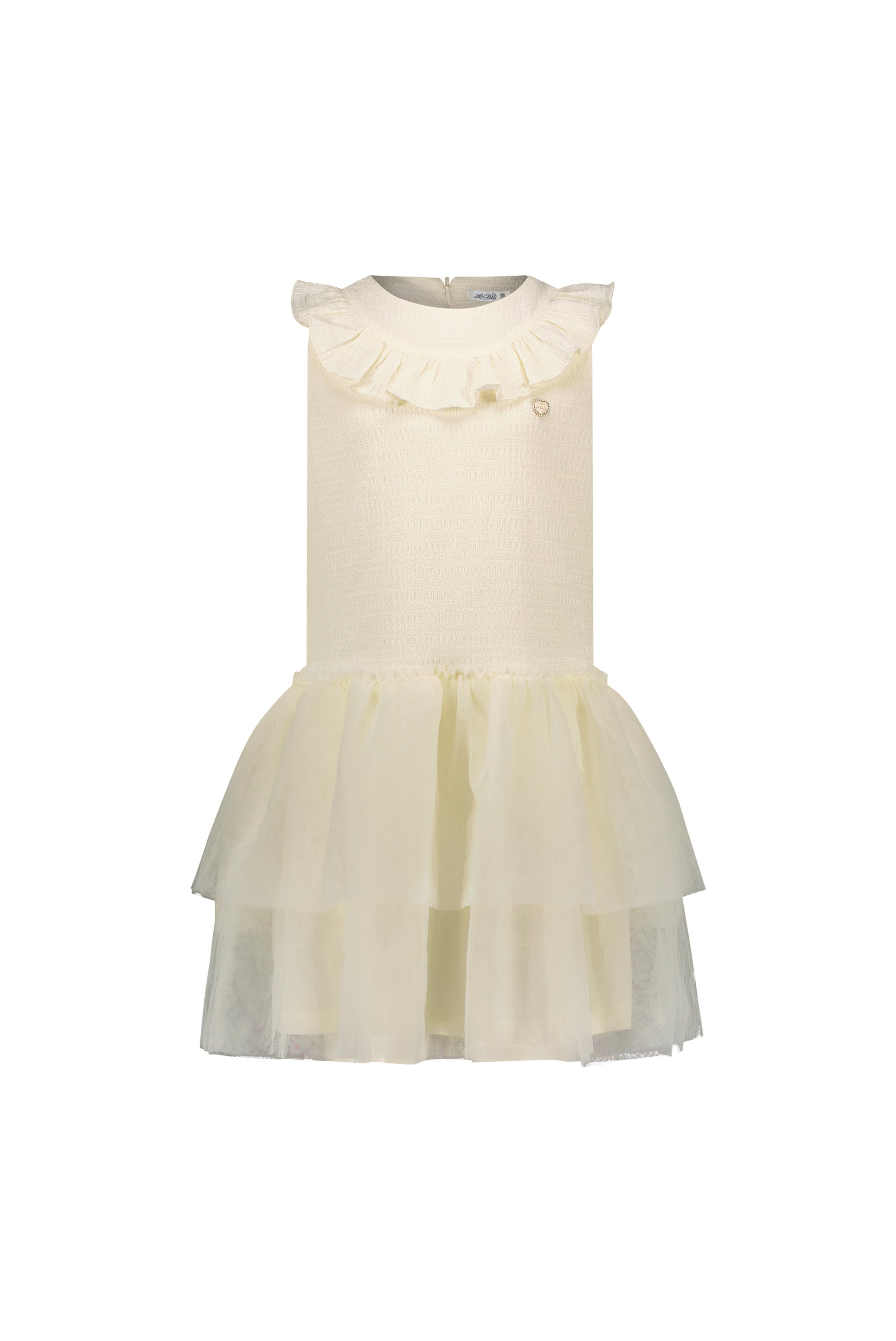 Le Chic ♥ SWAN ♥ Sommerliches Häkel-Tüllkleid