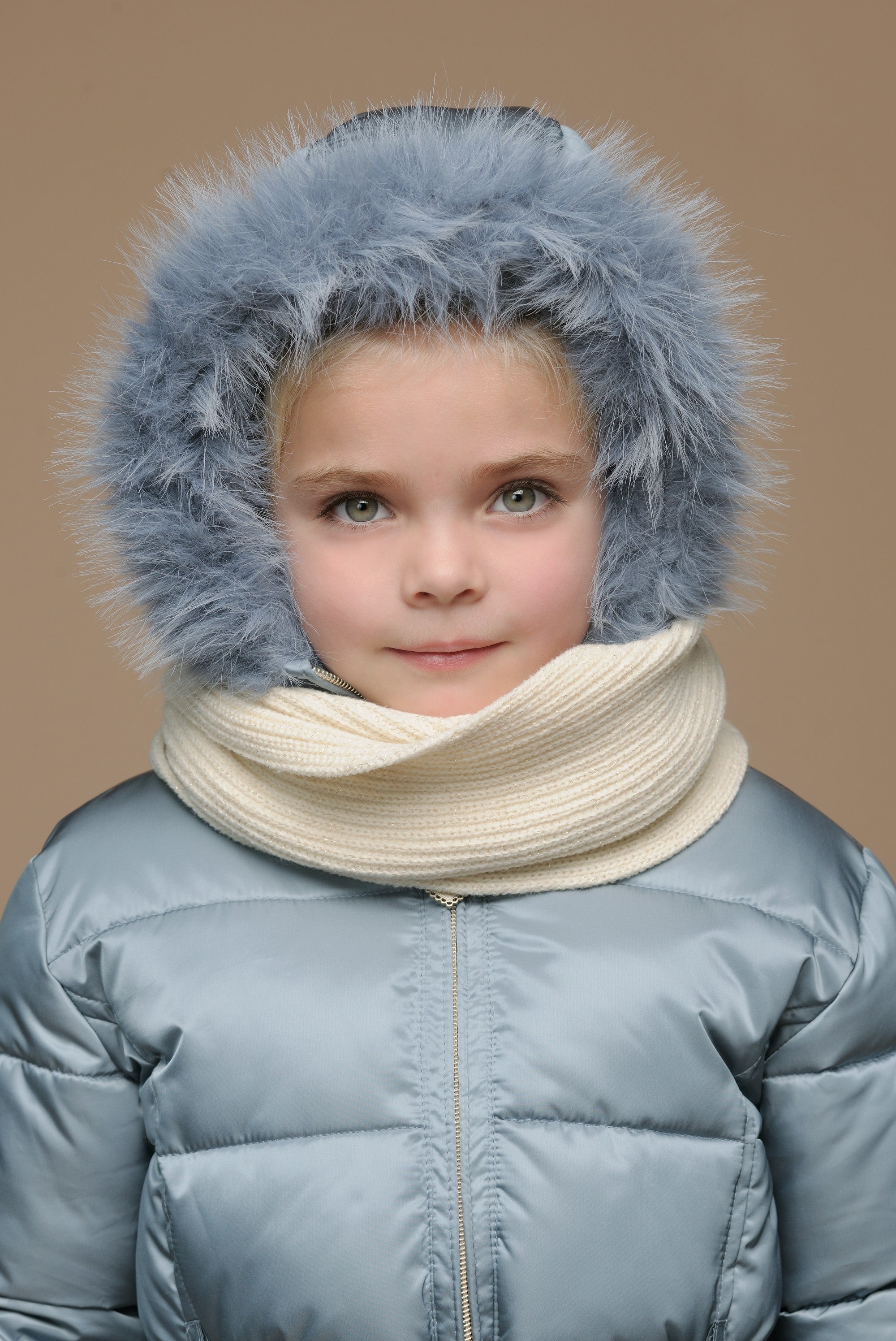 Le Chic ♥ Blight ♥ Winterjas Met Ruches *Blauw*