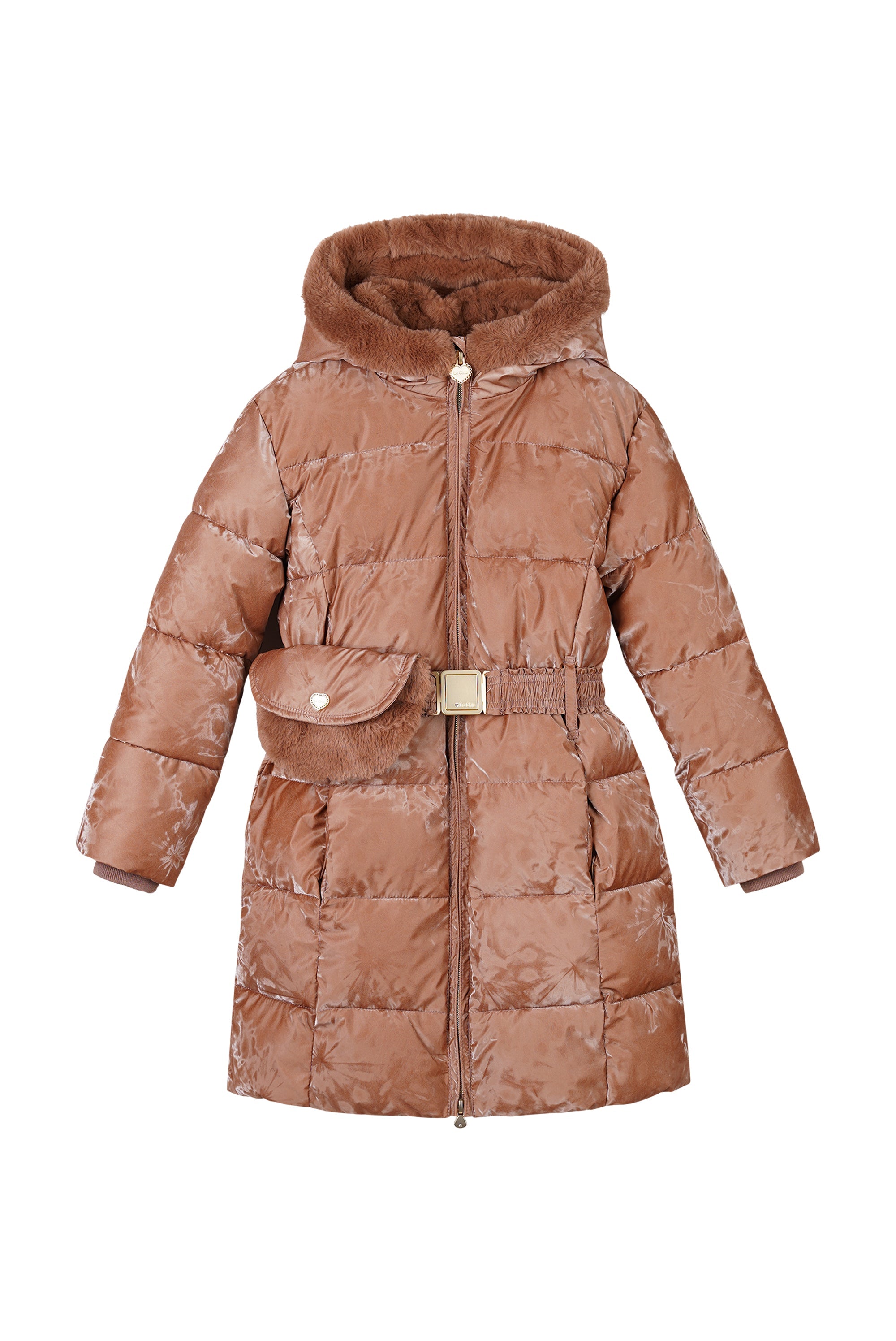 Le Chic ♥ Bodhi ♥ Winterjas Met Tasje *Koper*