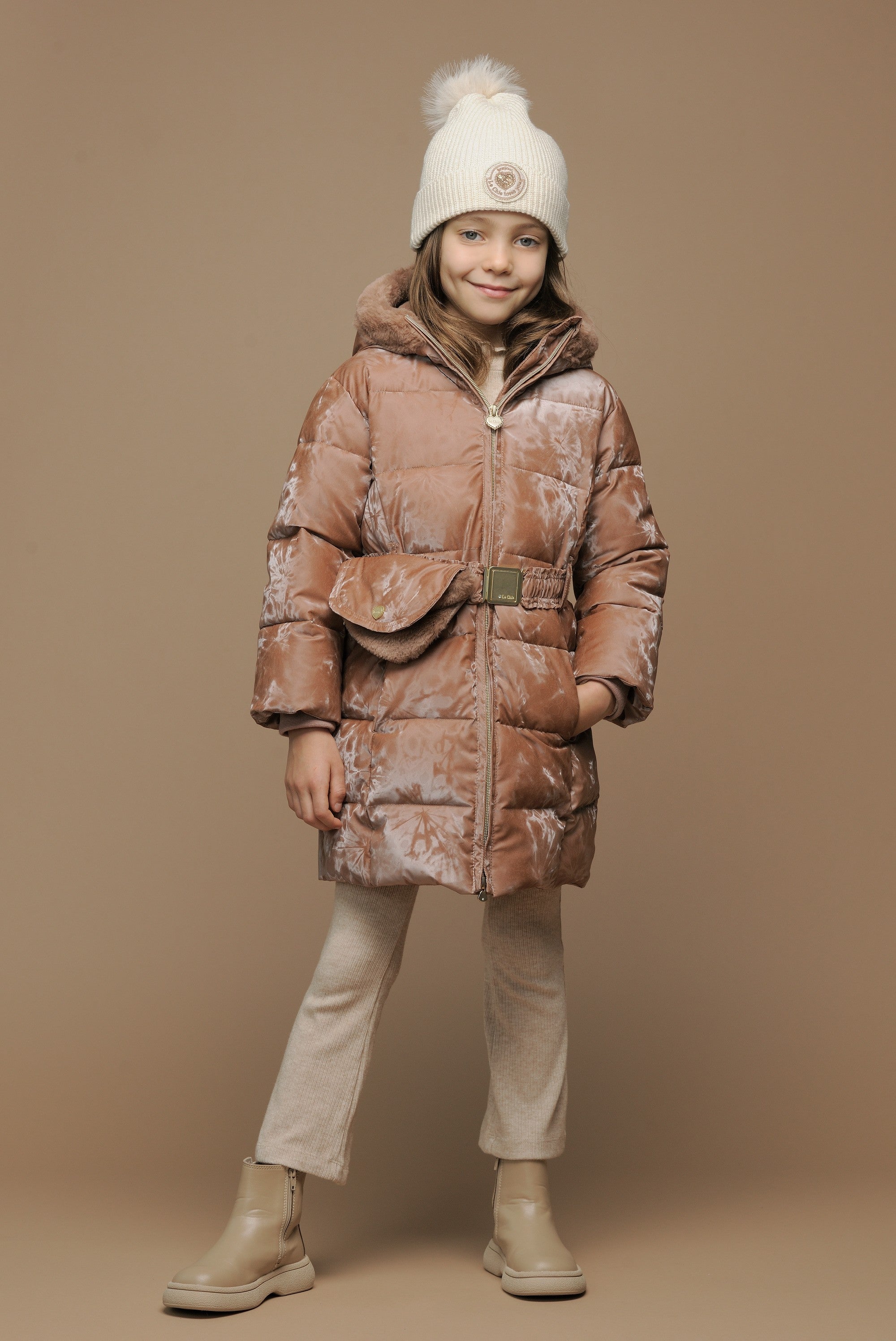 Le Chic ♥ Bodhi ♥ Winterjas Met Tasje *Koper*