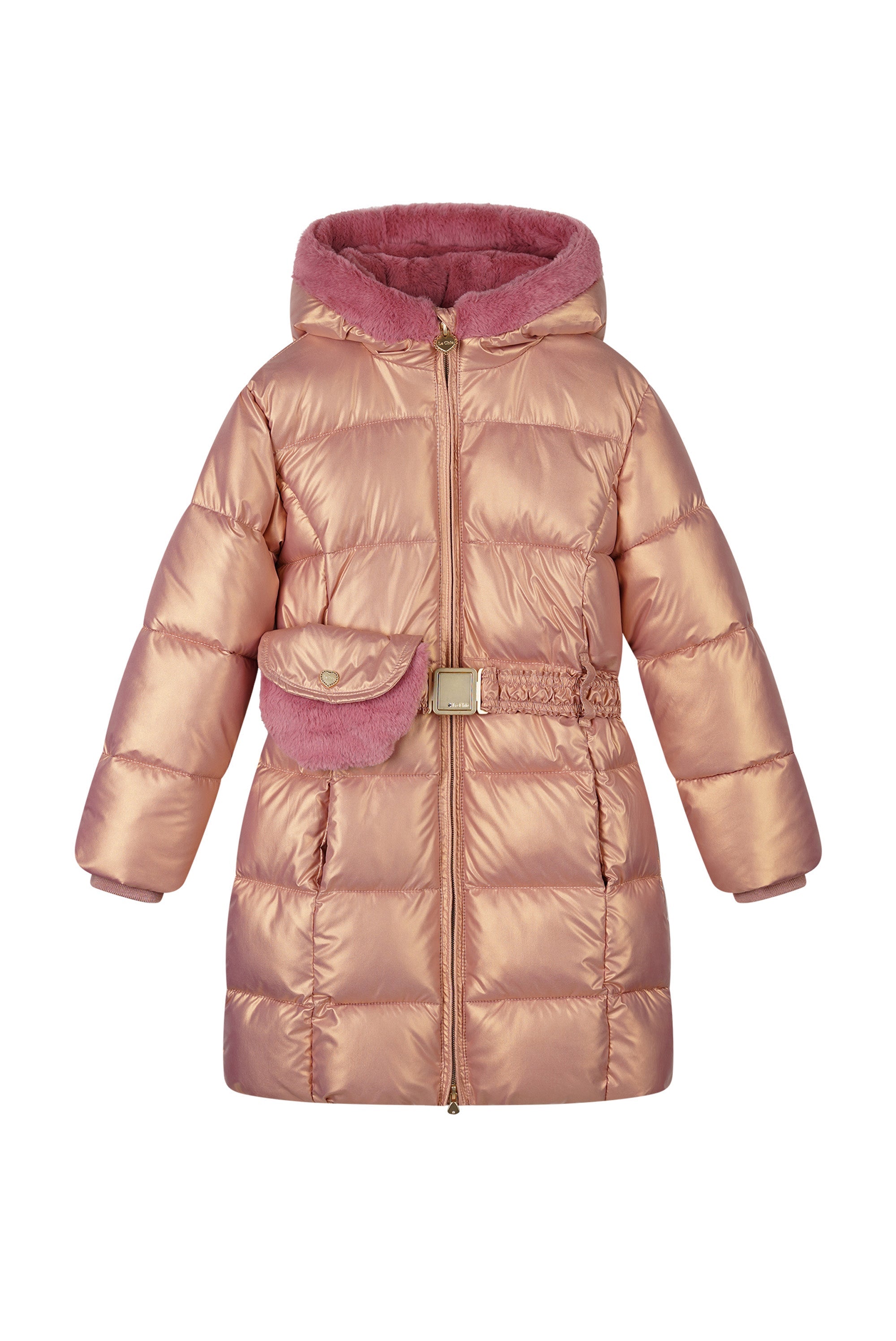Le Chic ♥ Bodhi ♥ Winterjas Met Tasje *Roze*