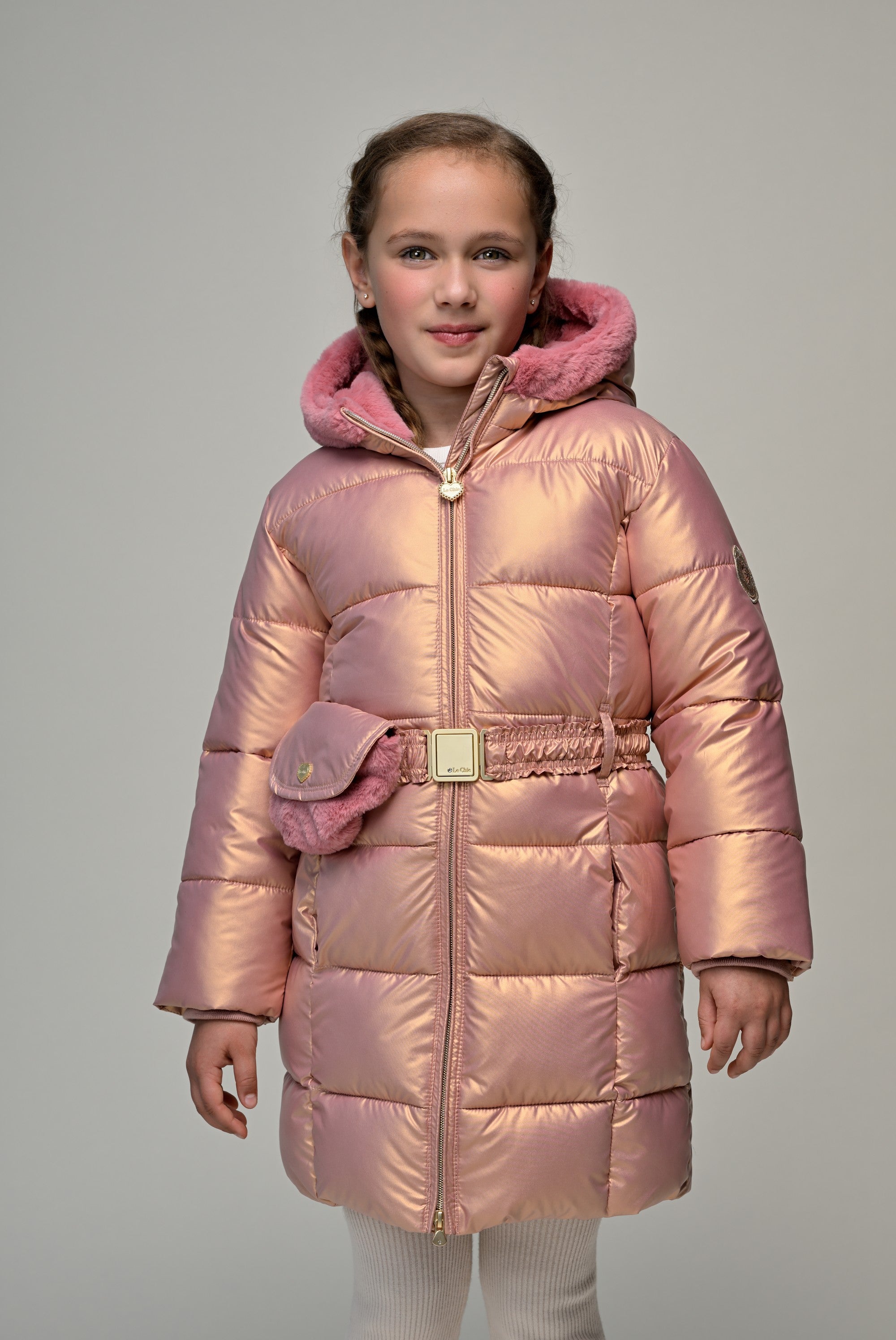 Le Chic ♥ Bodhi ♥ Winterjas Met Tasje *Roze*