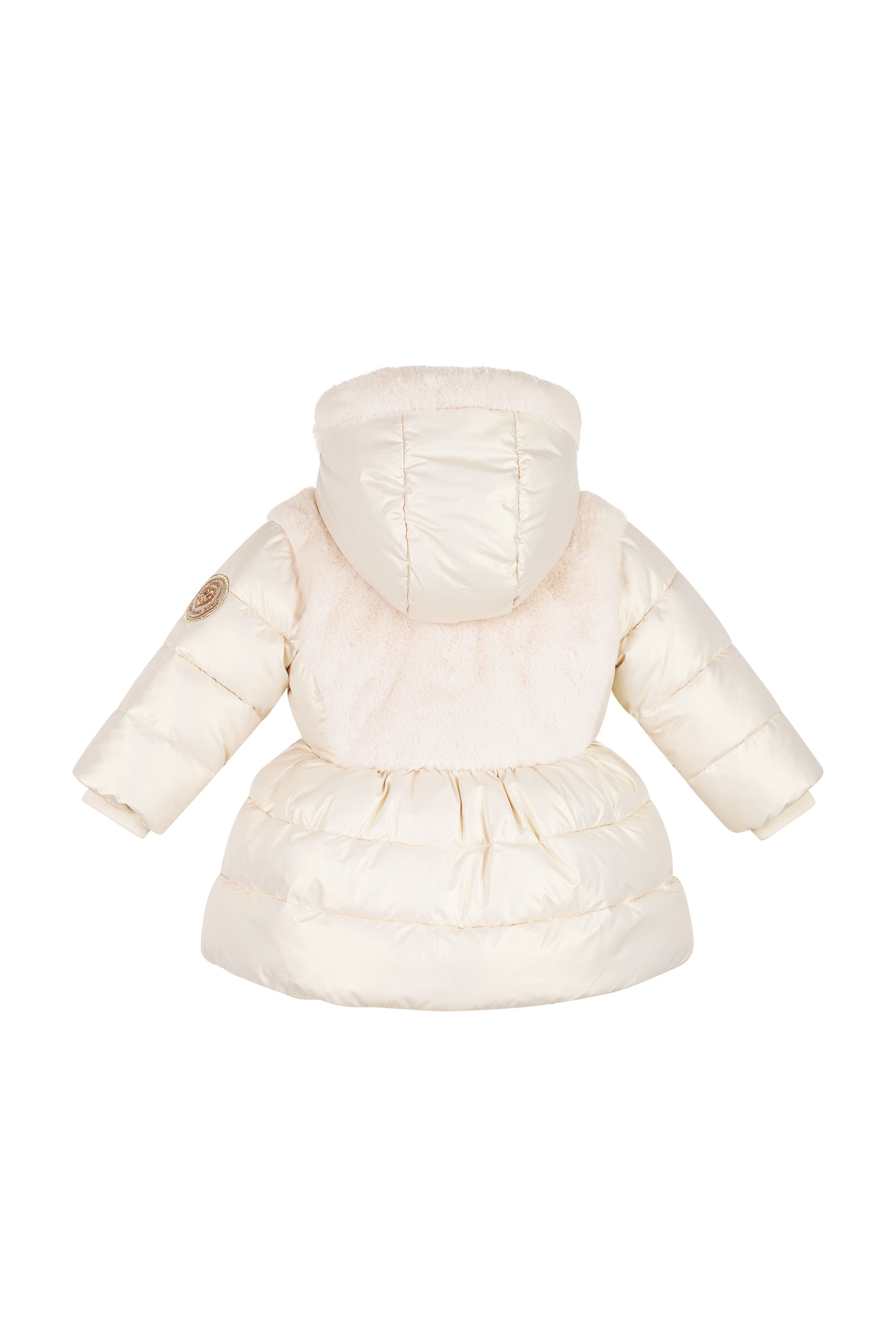 ♥ Bloomy ♥ Winterjacke mit Fellfutter *Off-White*