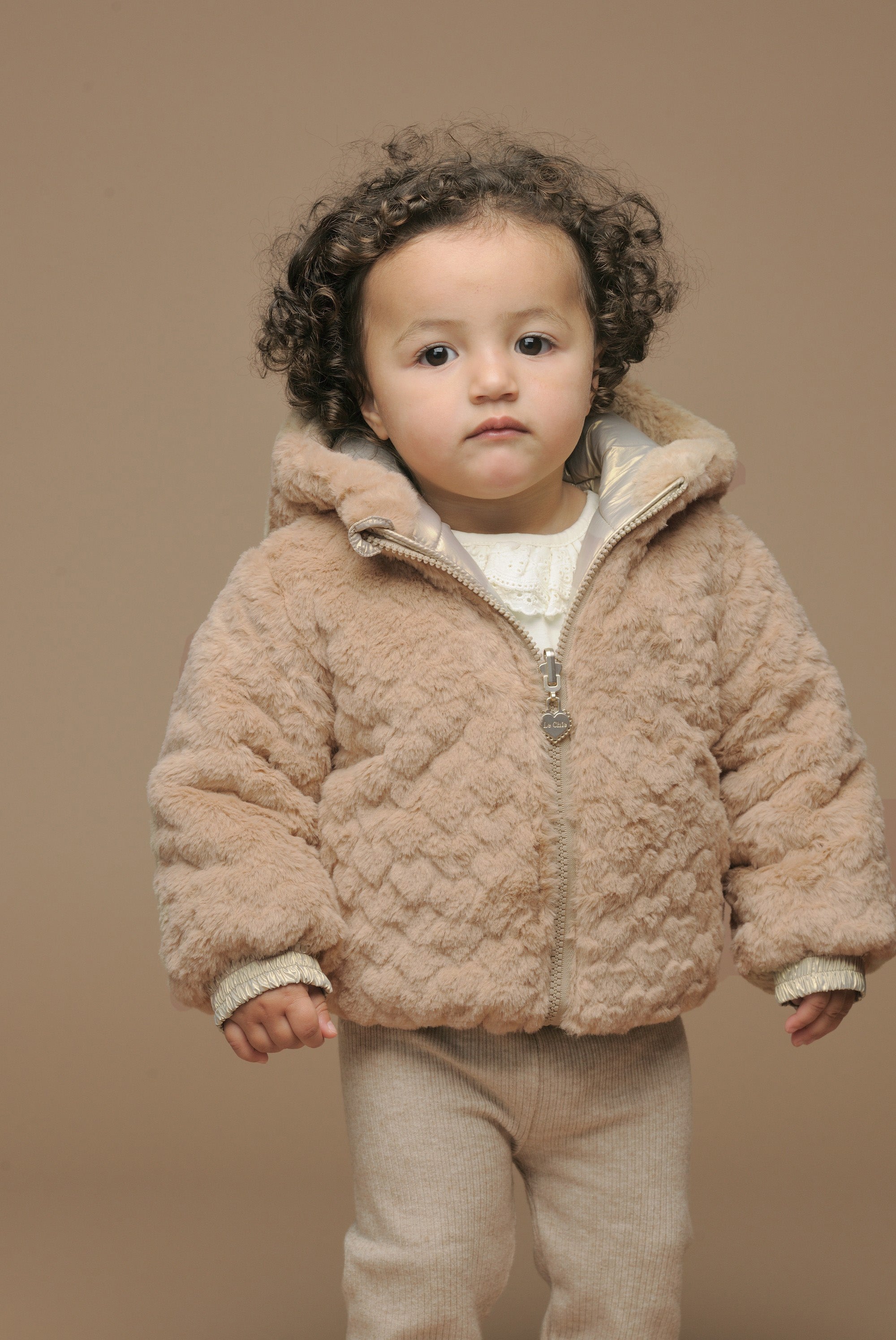 Le Chic ♥ Benty ♥ Reversible Bomber *Beige*