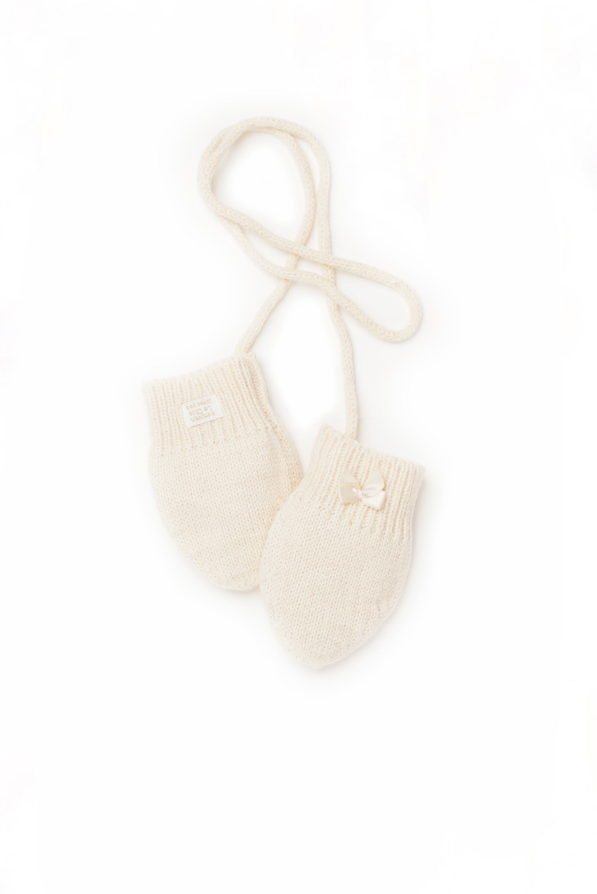Le Chic ♥ Rateau ♥ Gebreide Wantjes *Off-White*