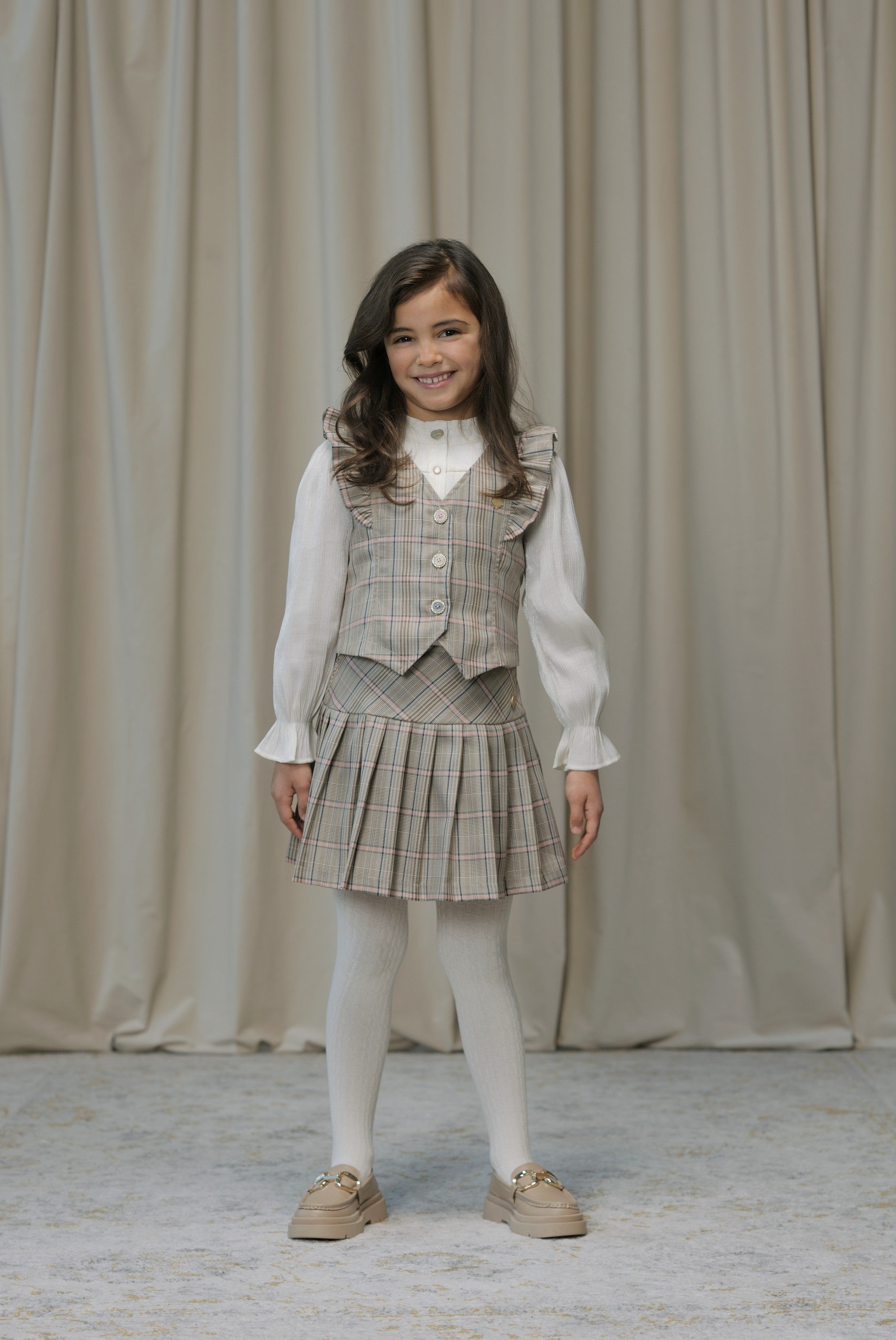 Le Chic♥ Elize ♥ Gilet *Ruit*