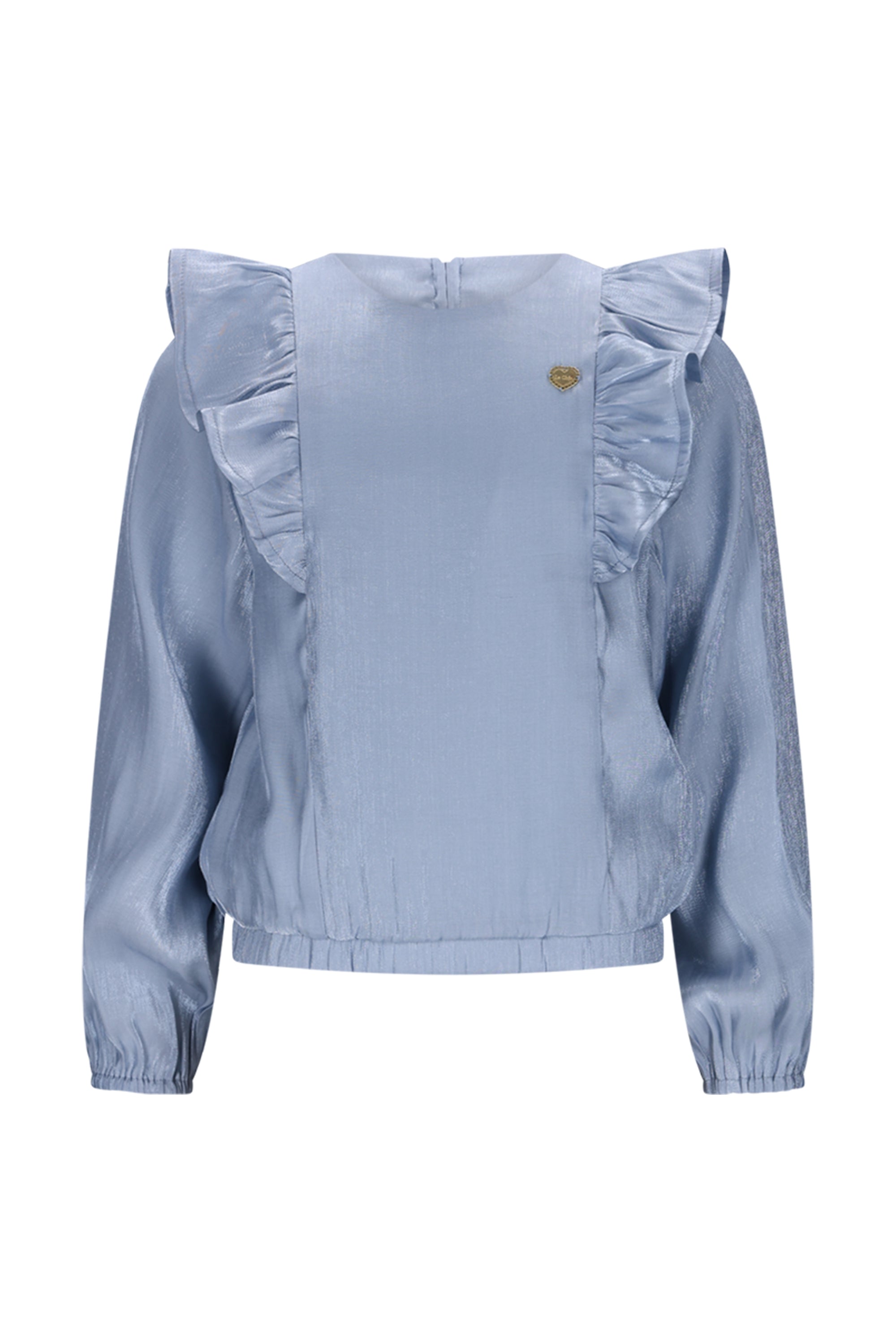 Le Chic♥ Every ♥ Blouse Met Ruches *Blauw*