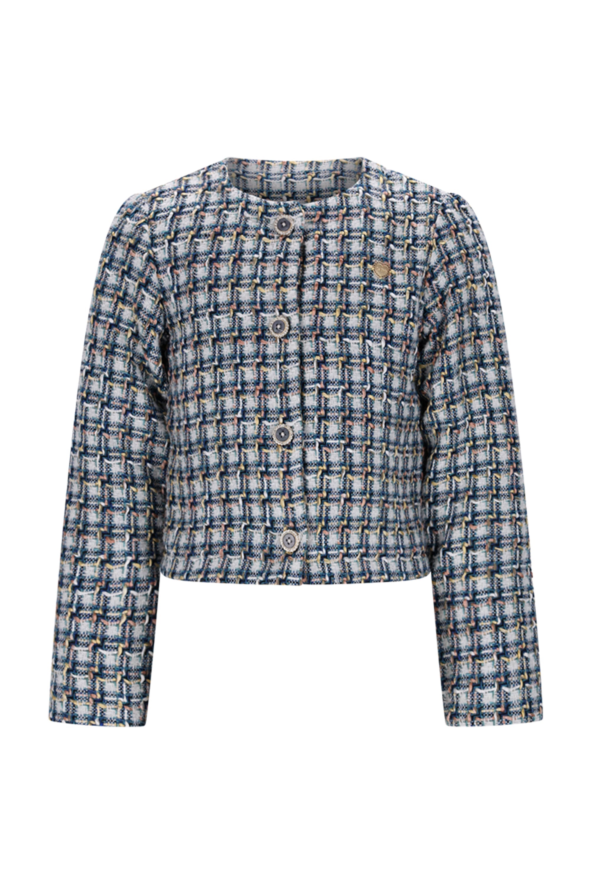 Le Chic♥ Amsy ♥ Tweed Jasje *Blauw*