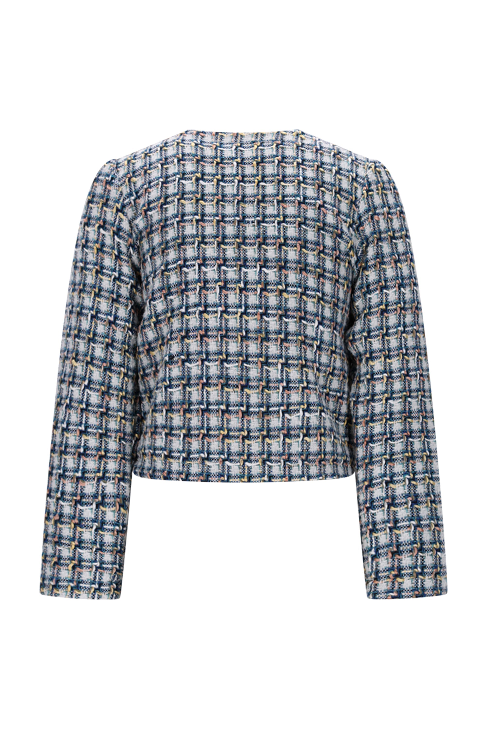 Le Chic♥ Amsy ♥ Tweed Jasje *Blauw*