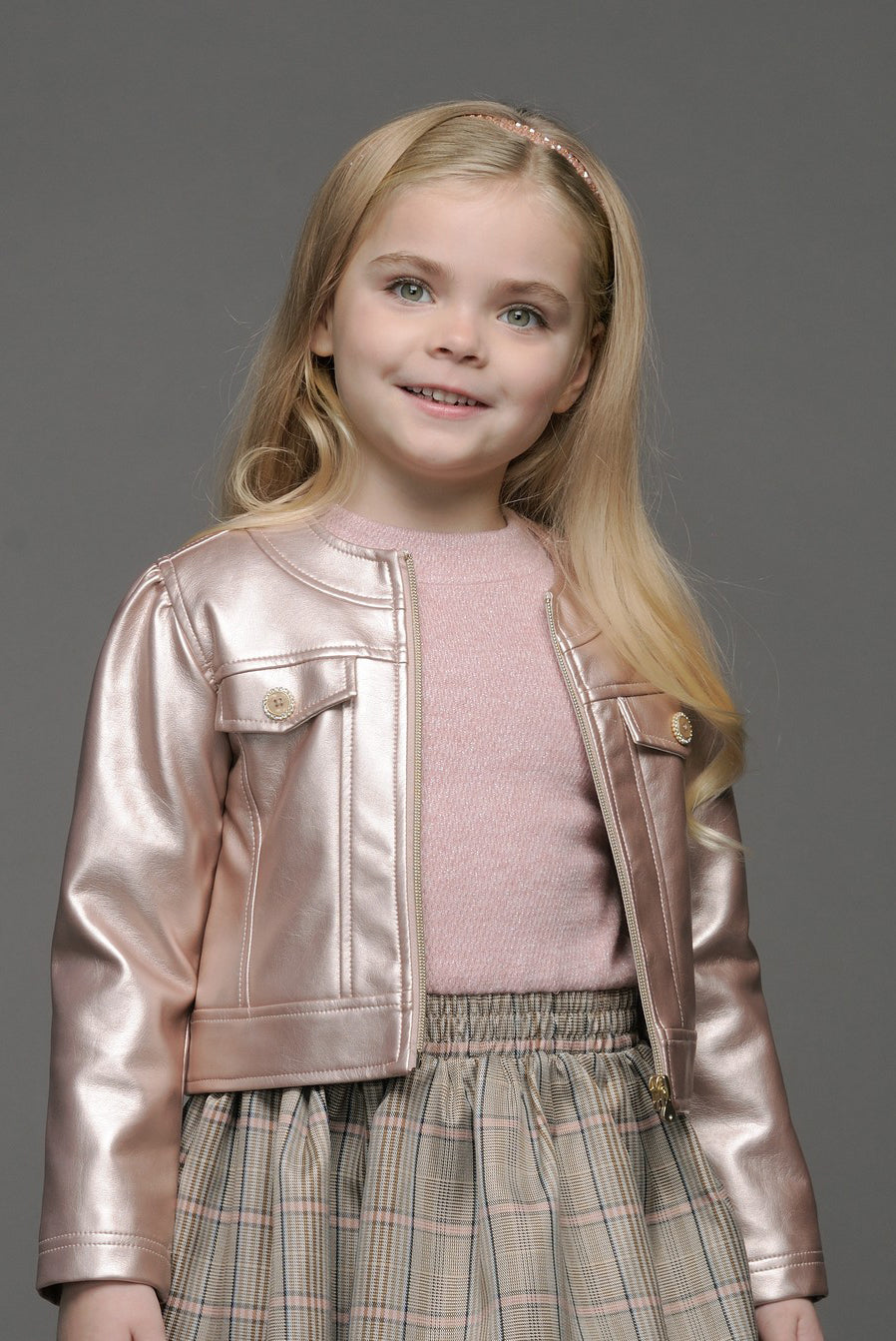 Le Chic♥ Amour ♥ Fake Leather Jasje *Roze*