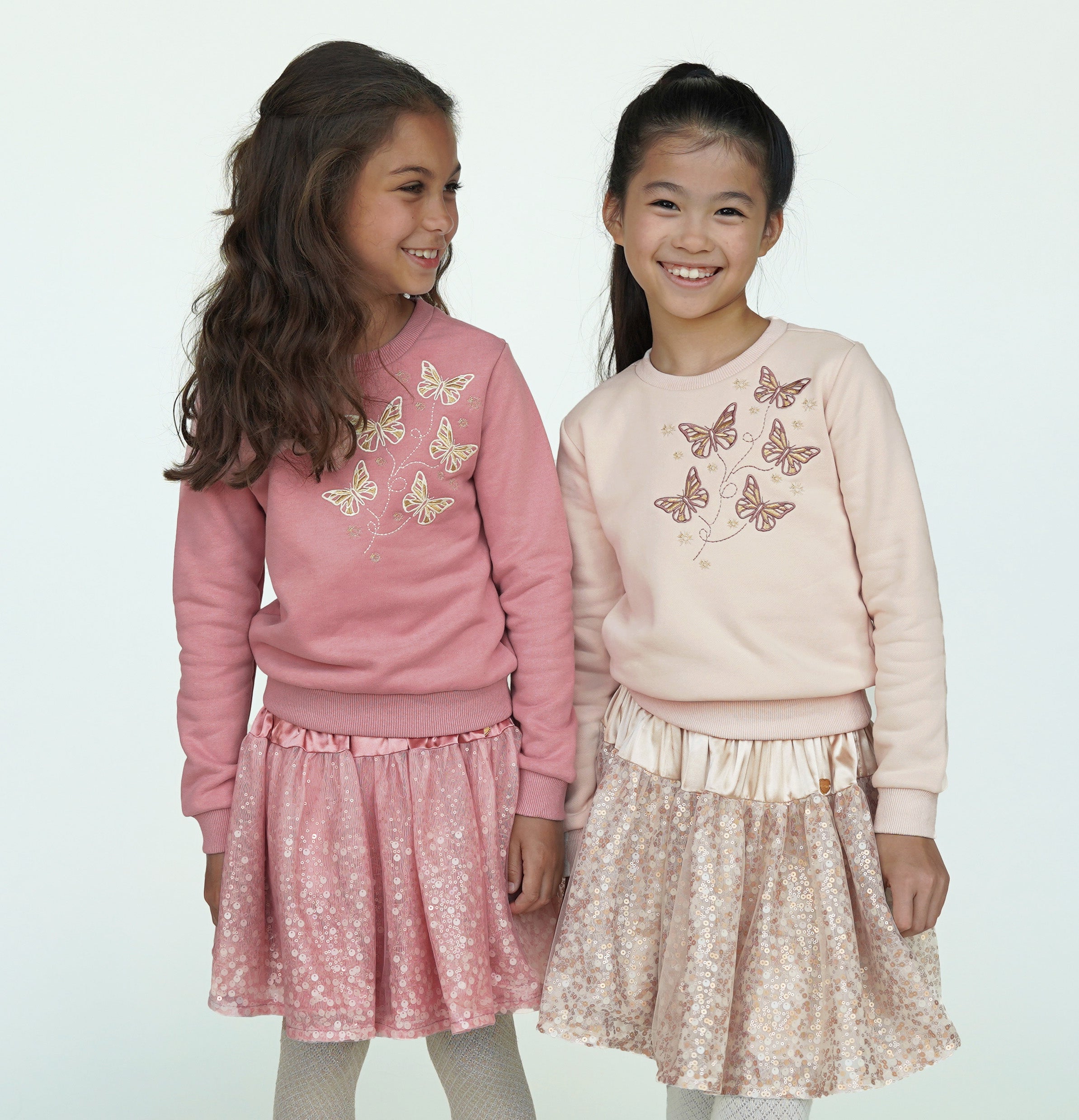 Le Chic♥ Odette ♥ Sweater Met Vlinders *Roze*