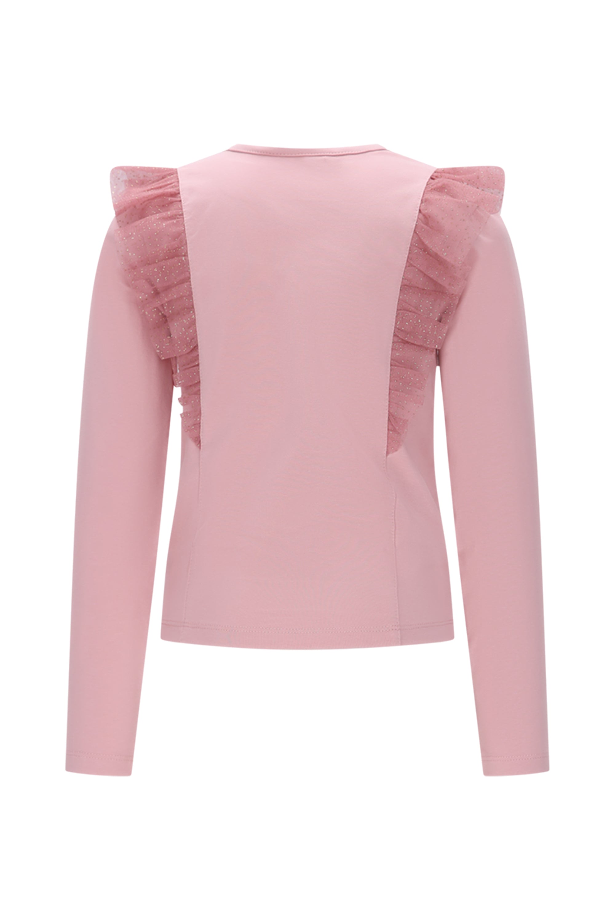 Le Chic♥ Nuffy ♥ T-Shirt Met Ruches *Roze*